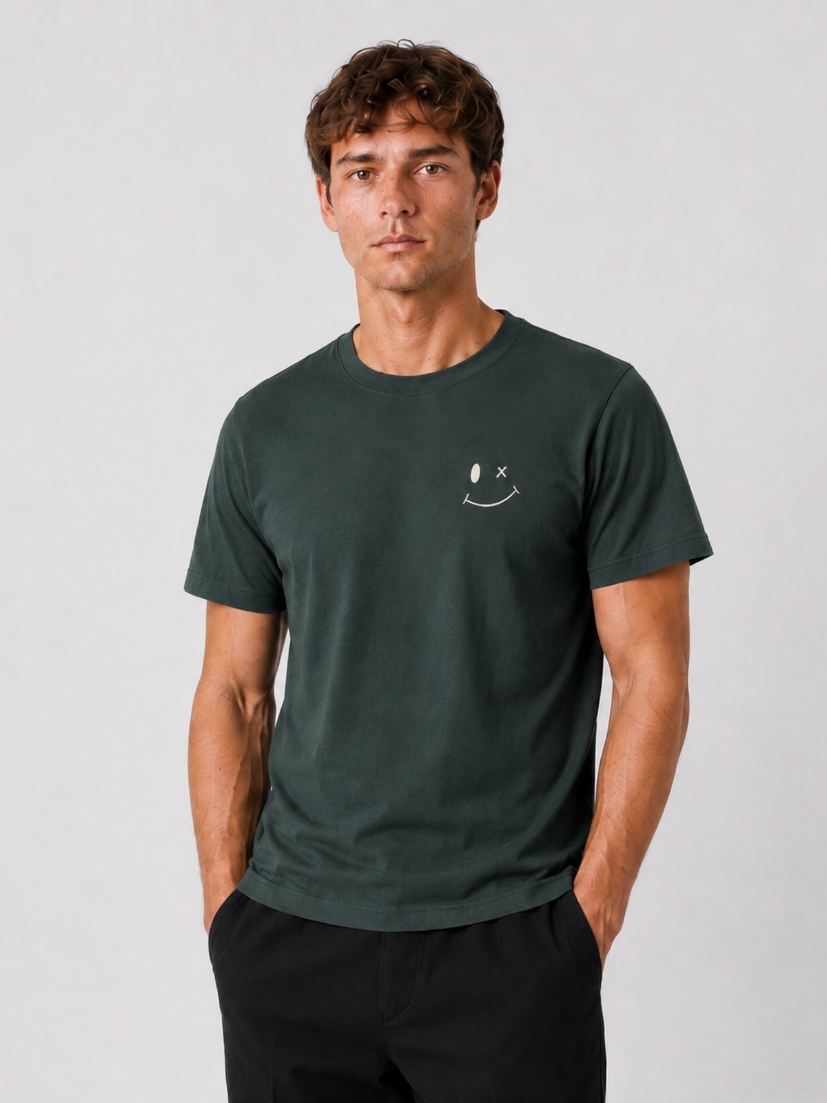 Clean Cut Copenhagen Patrick Organic Tee Forest green