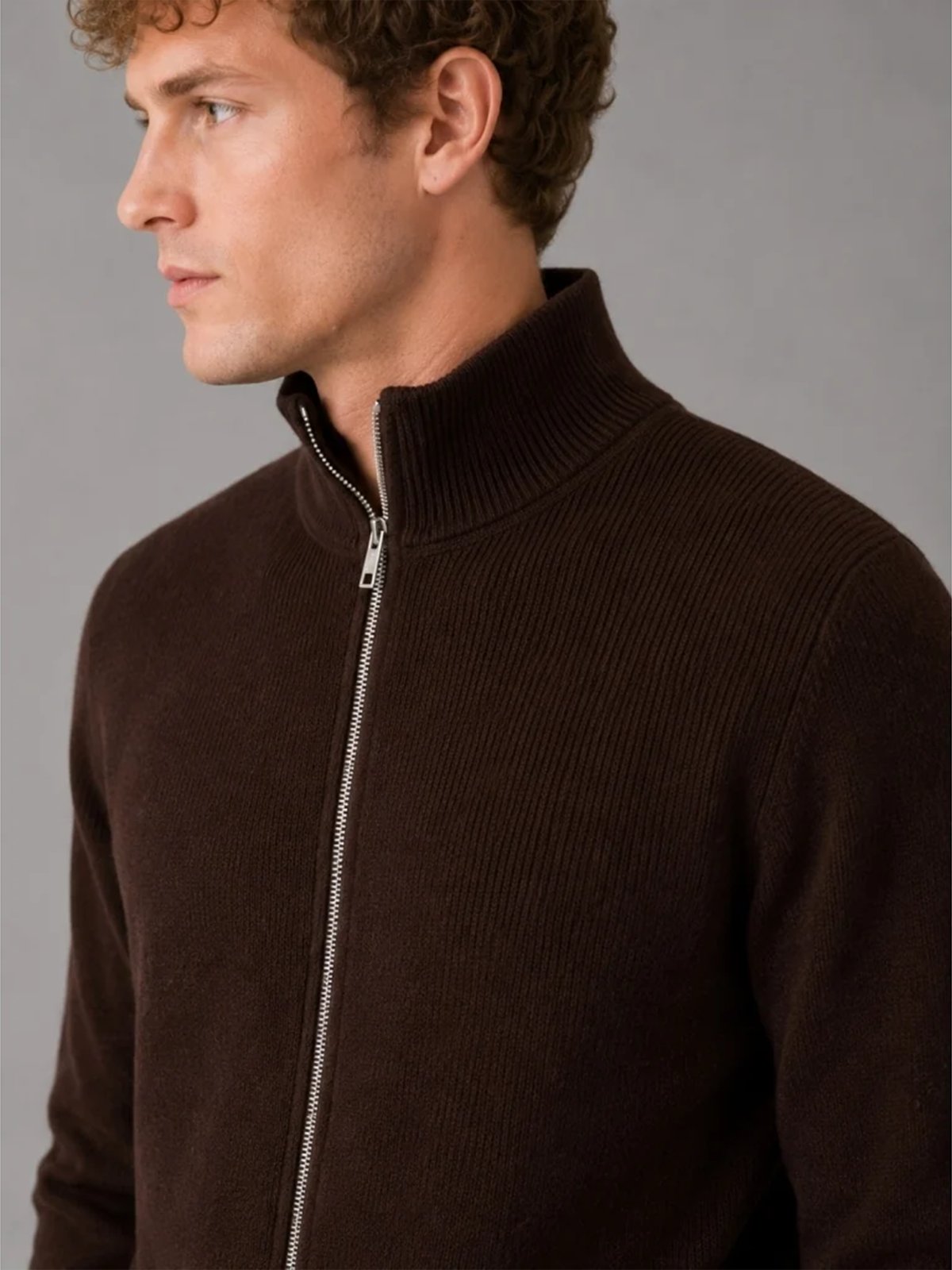 Clean Cut Copenhagen Mario Cardigan Dark Brown
