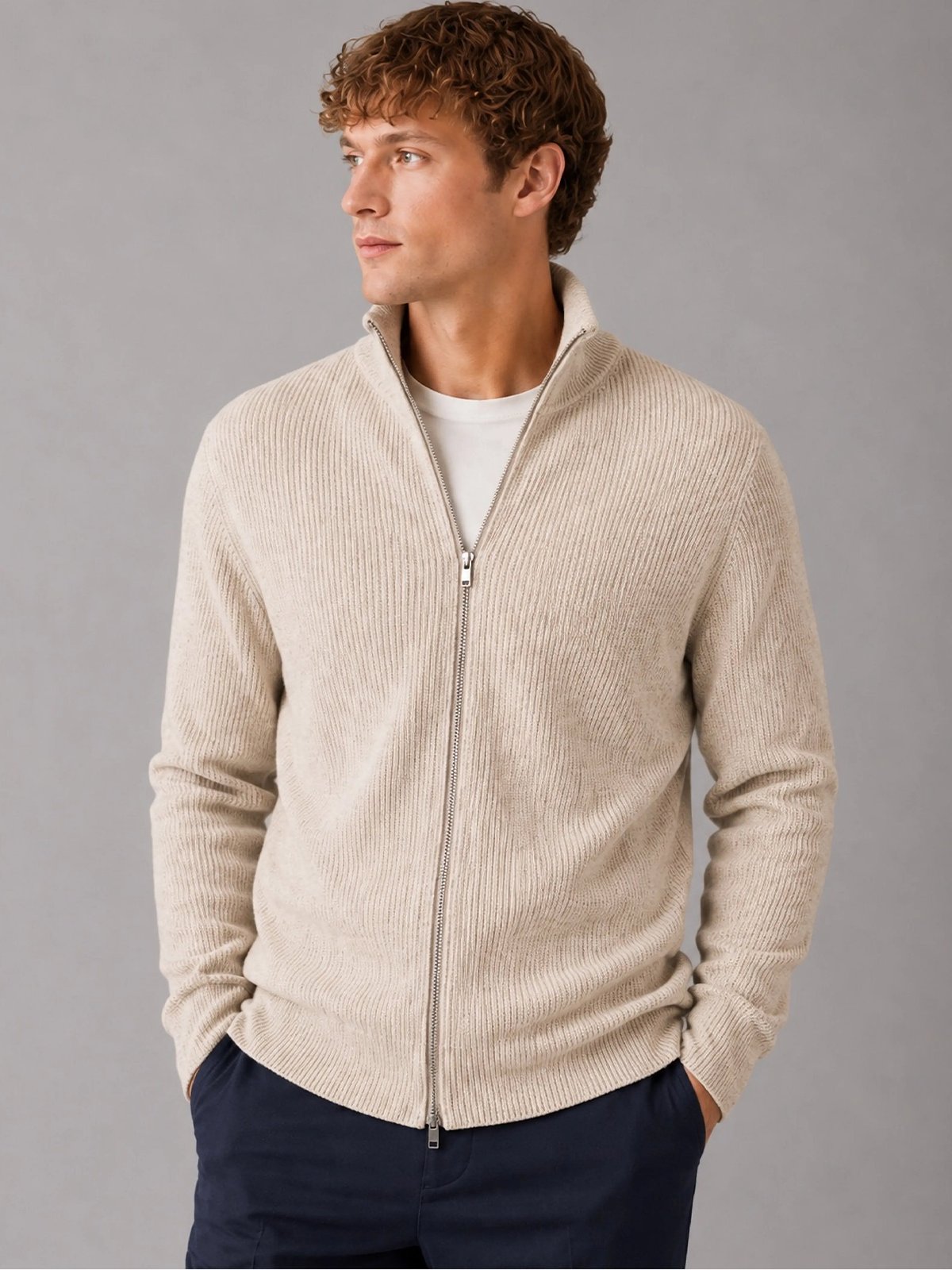 Clean Cut Copenhagen Mario Cardigan Beige