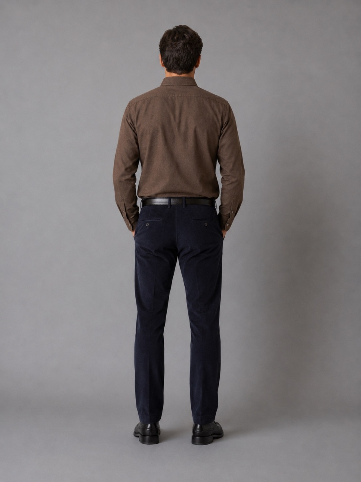 Clean Cut Copenhagen Flannel Shirt Dark brown