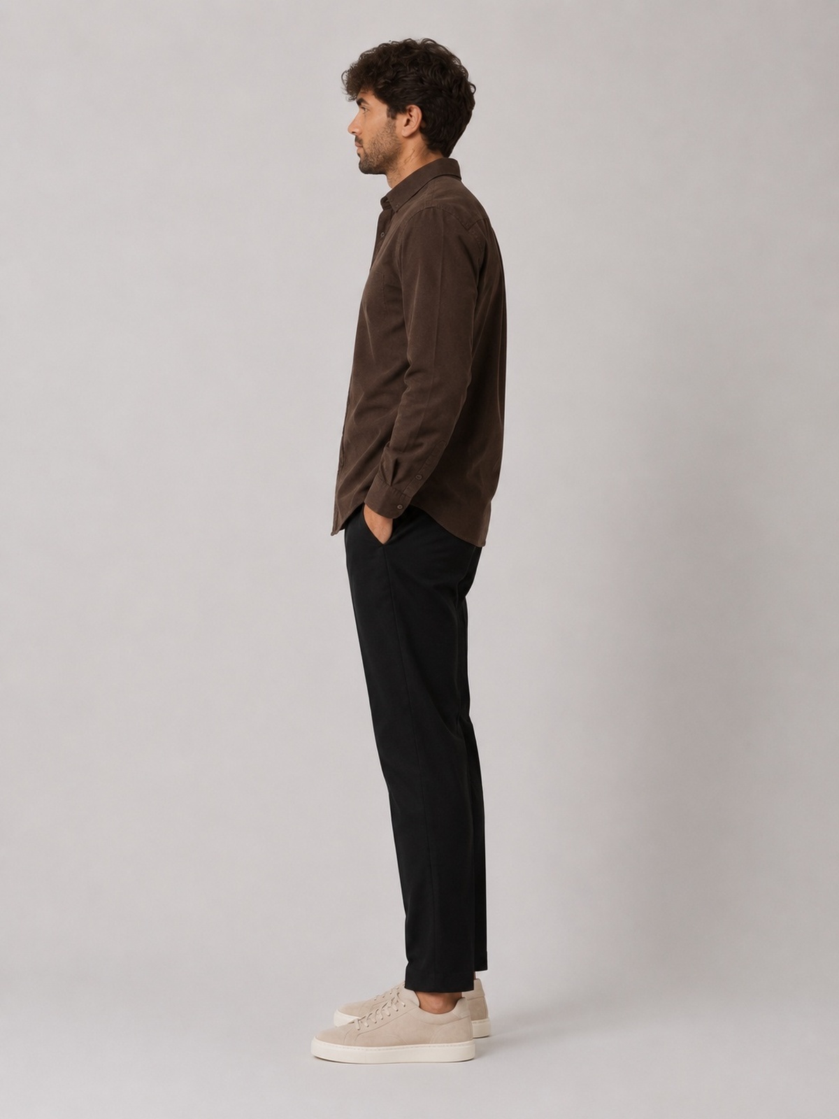Clean Cut Copenhagen Corduroy Shirt Dark brown
