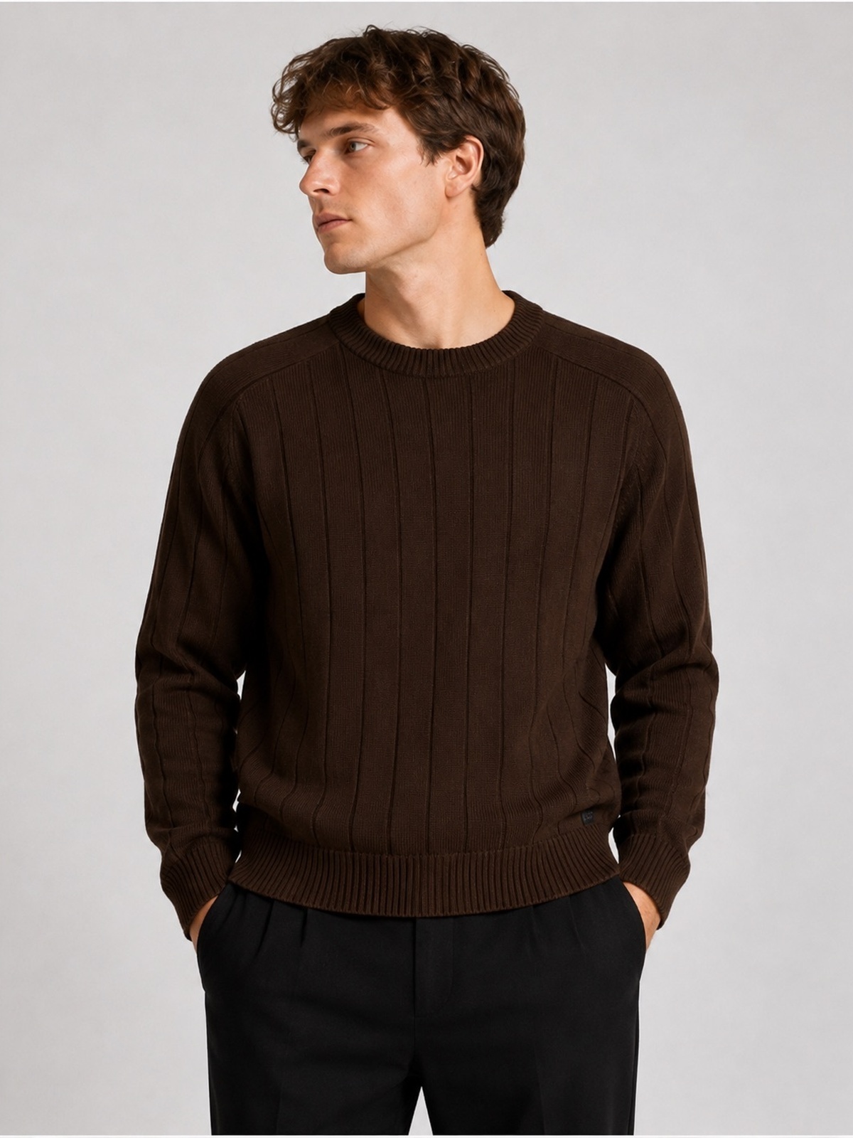 Clean Cut Copenhagen Bertil Cashmere Knit Dark brown