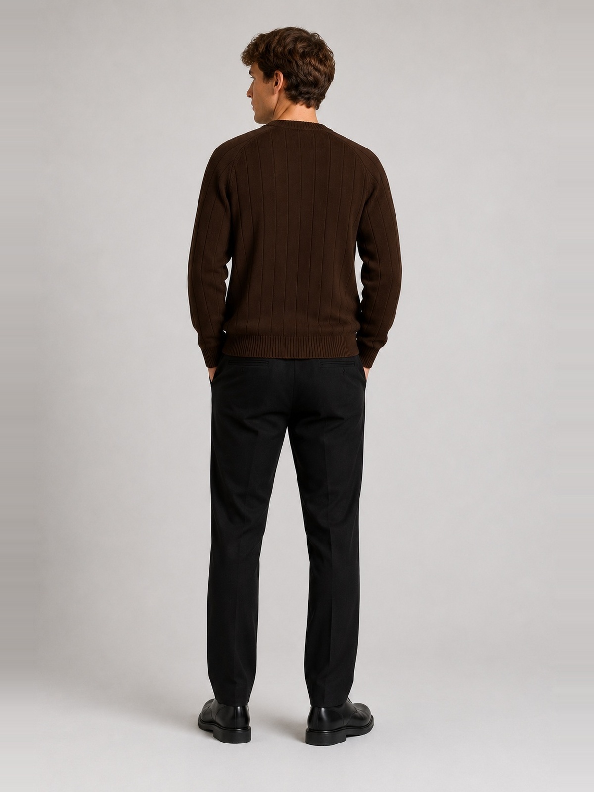 Clean Cut Copenhagen Bertil Cashmere Knit Dark brown