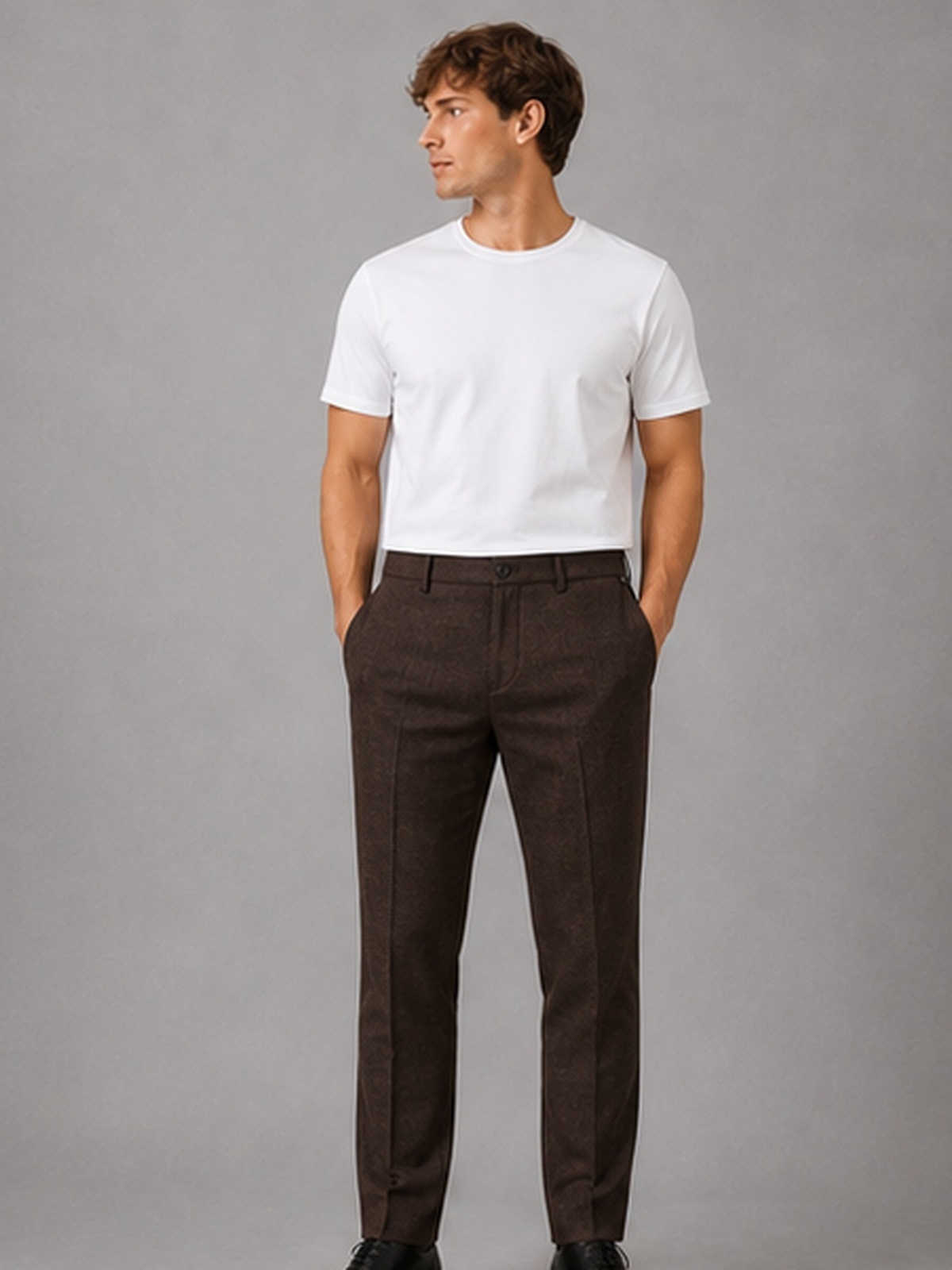 Clean Cut Copenhagen Sigurd Structured Pants Brown