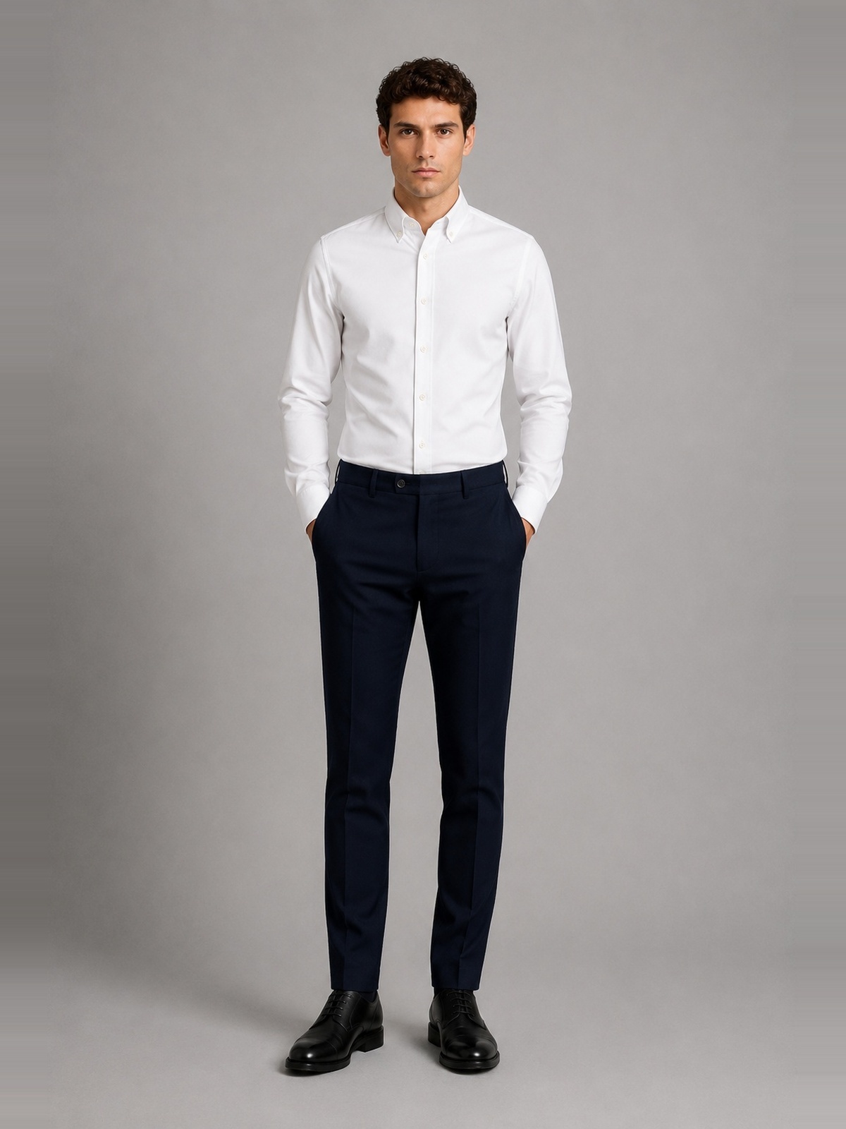 Clean Cut Copenhagen Oxford Shirt White