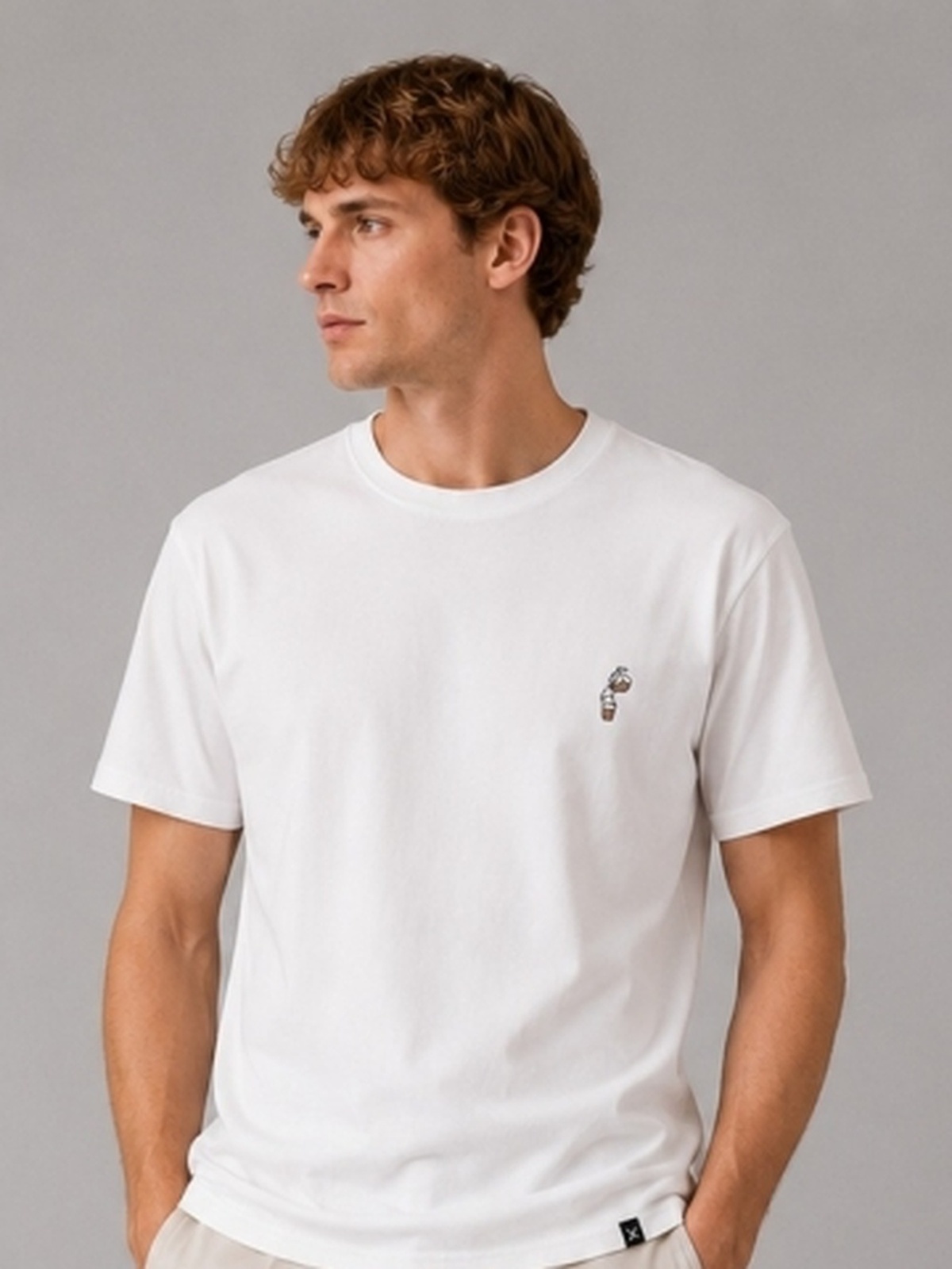 Clean Cut Copenhagen Hygge Organic T-Shirt Ecru