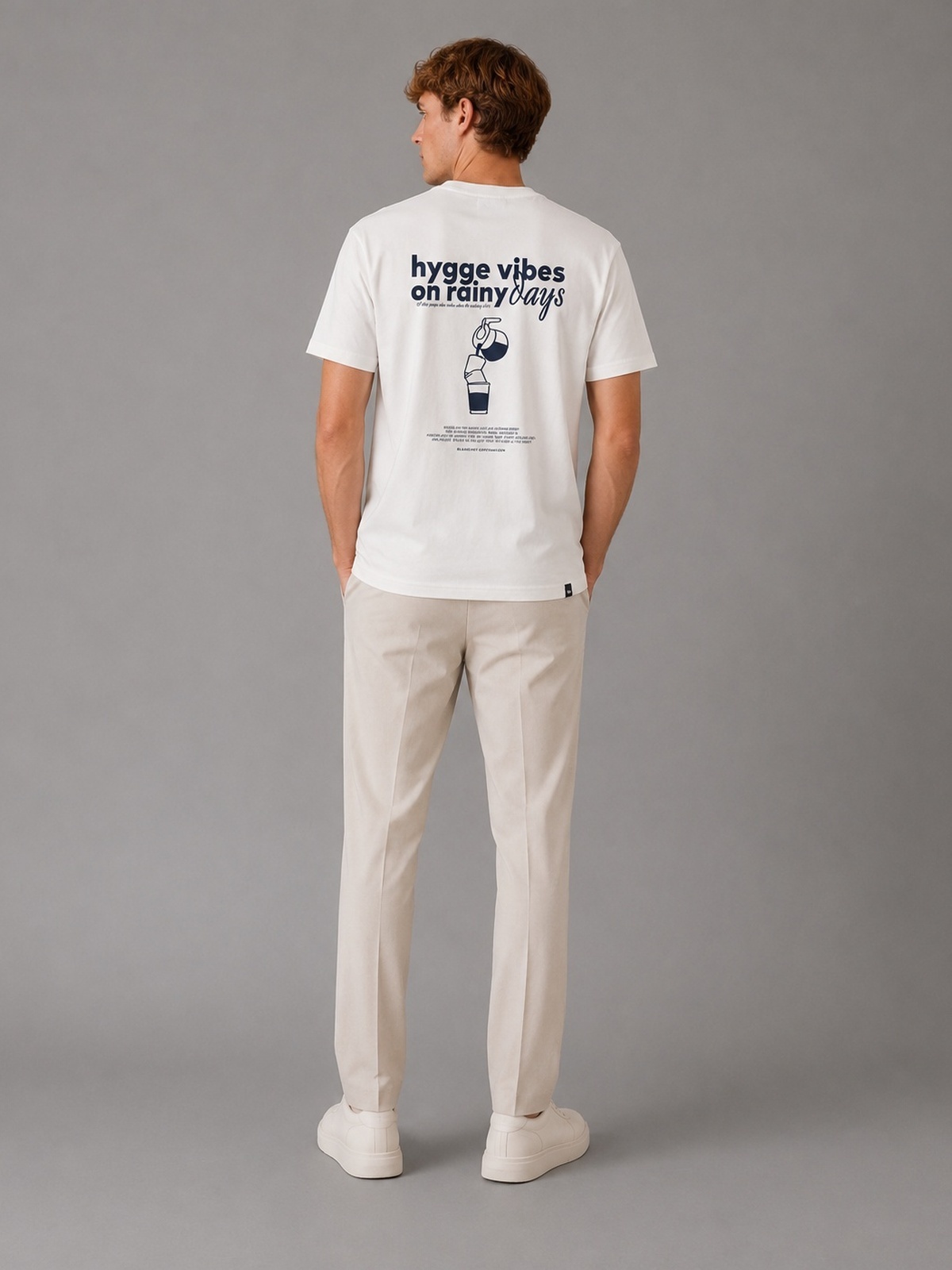 Clean Cut Copenhagen Hygge Organic T-Shirt Ecru