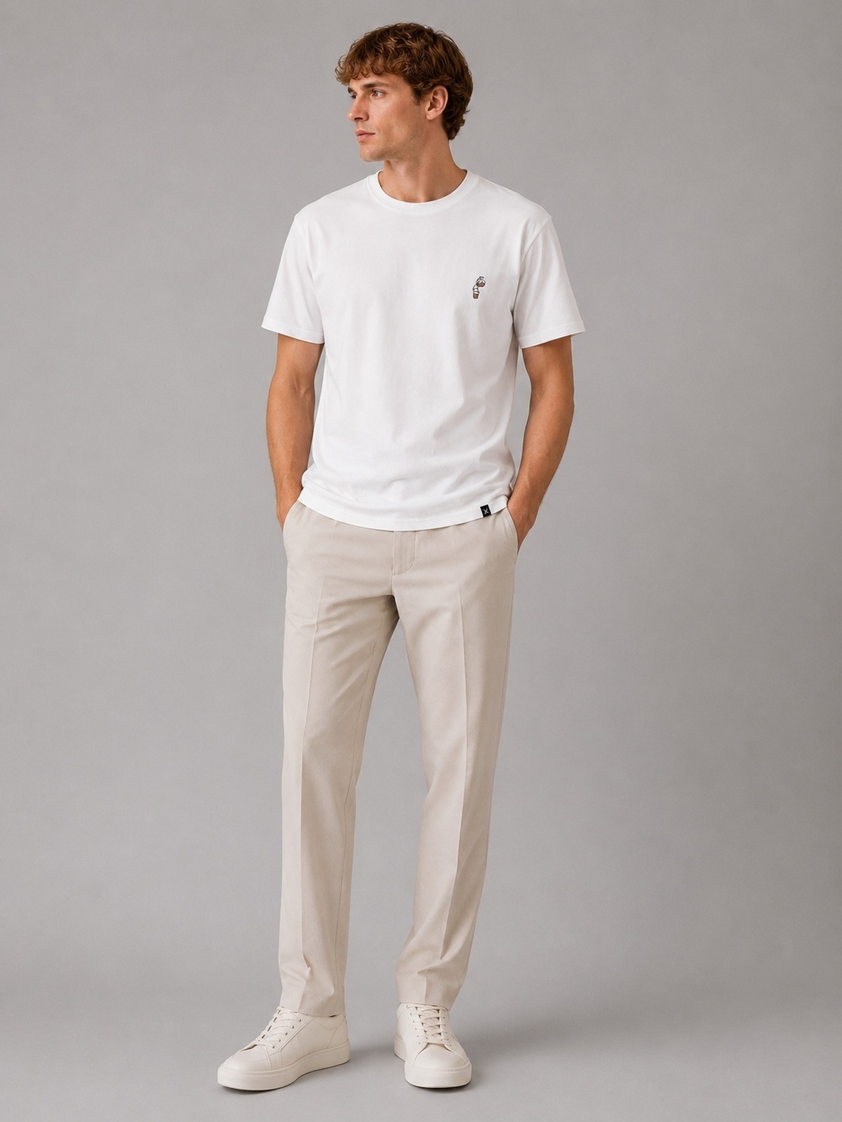 Clean Cut Copenhagen Hygge Organic T-Shirt Ecru