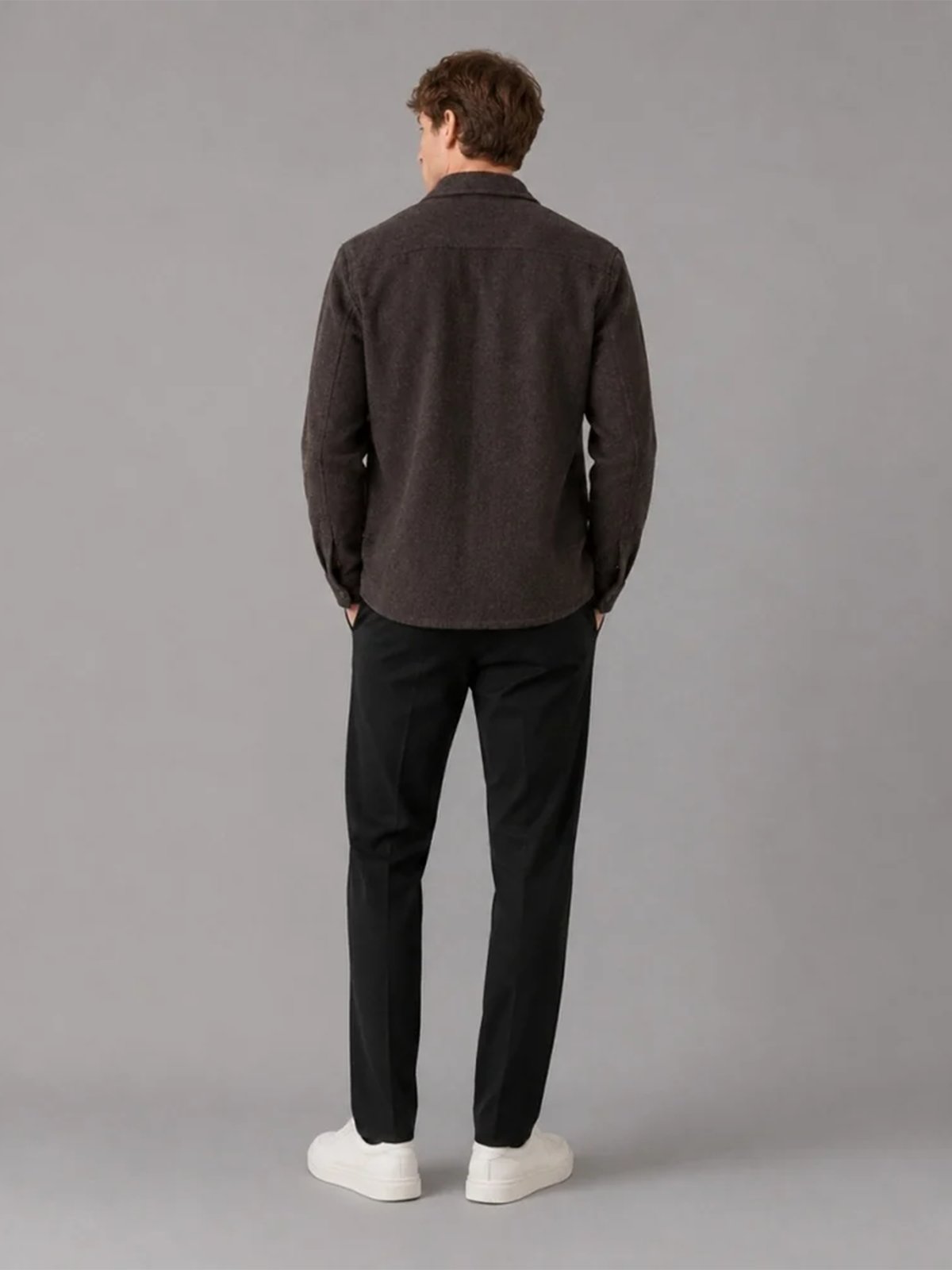 Clean Cut Copenhagen Sigurd Structured Jacket Dark Brown
