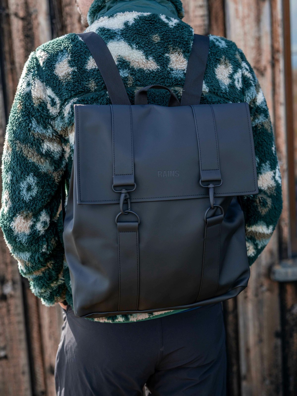 Rains Messenger Bag Black