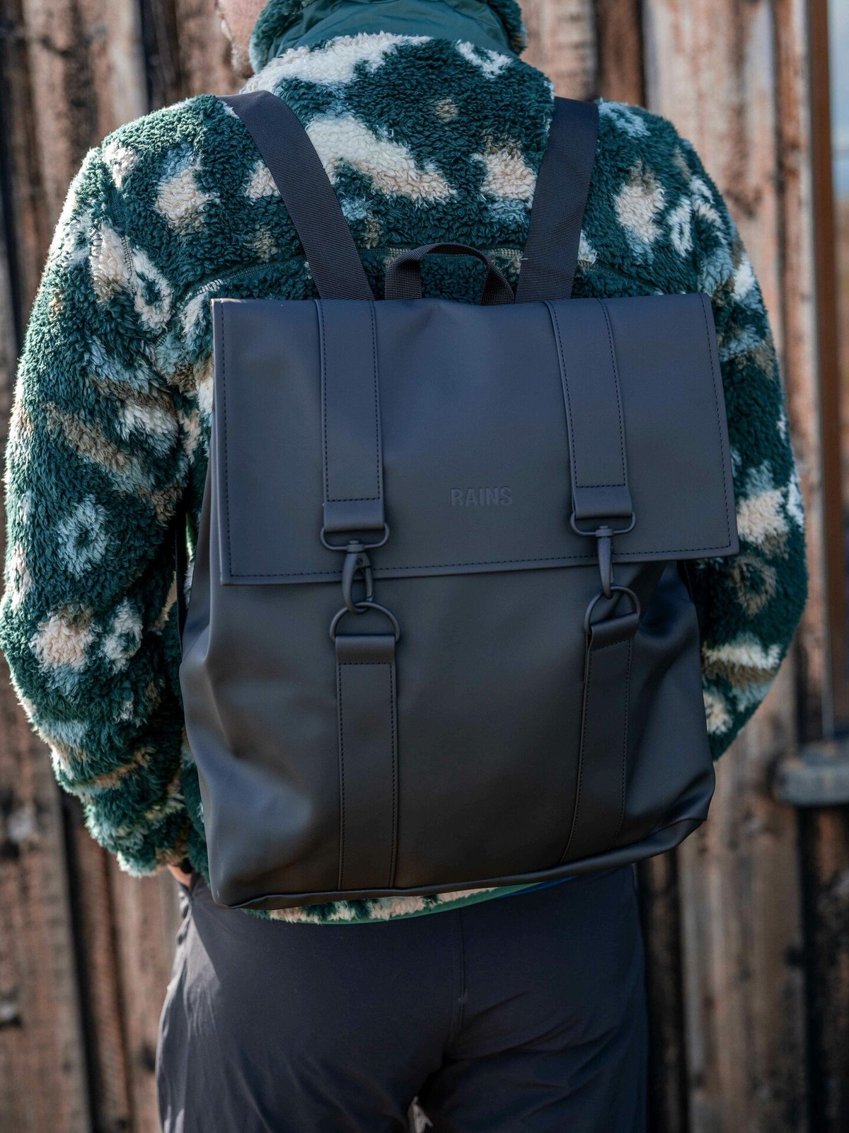 Rains Messenger Bag Black