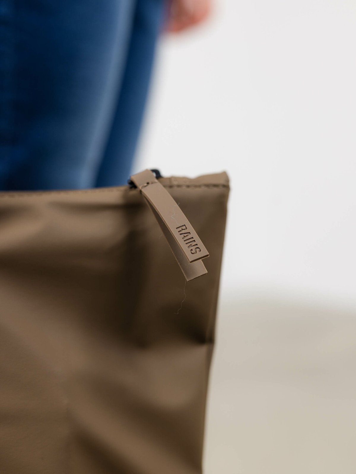 Rains Tote Bag Rush Wood