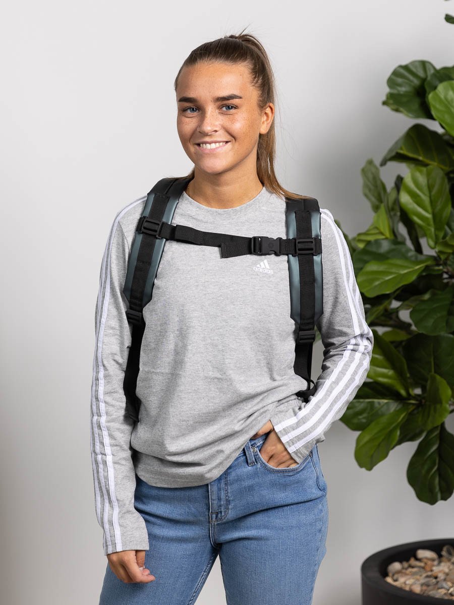 Rains Rolltop Rucksack Silver Pine