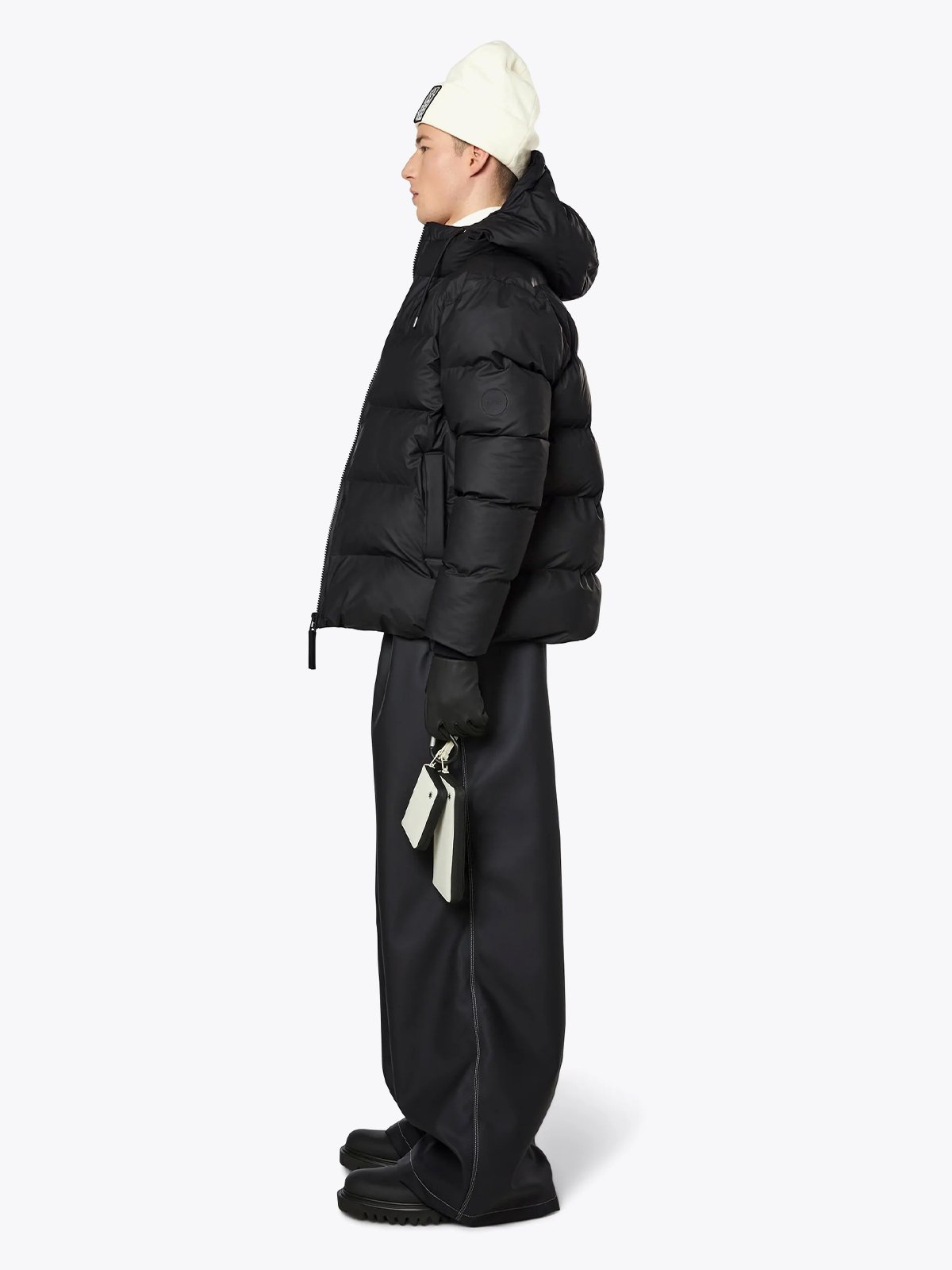 Rains Puffer Jacket Black