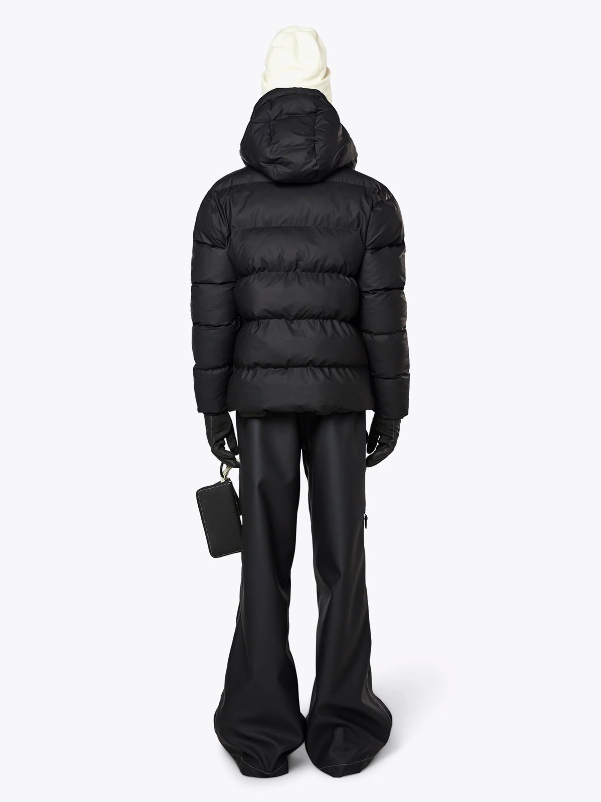 Rains Puffer Jacket Black