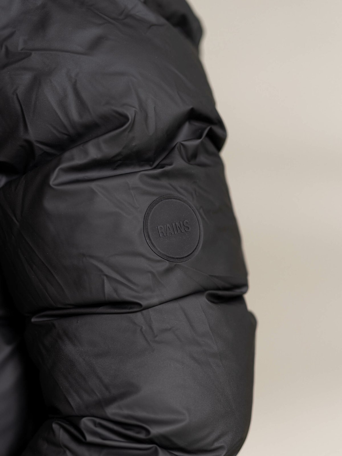 Rains Puffer Jacket Black