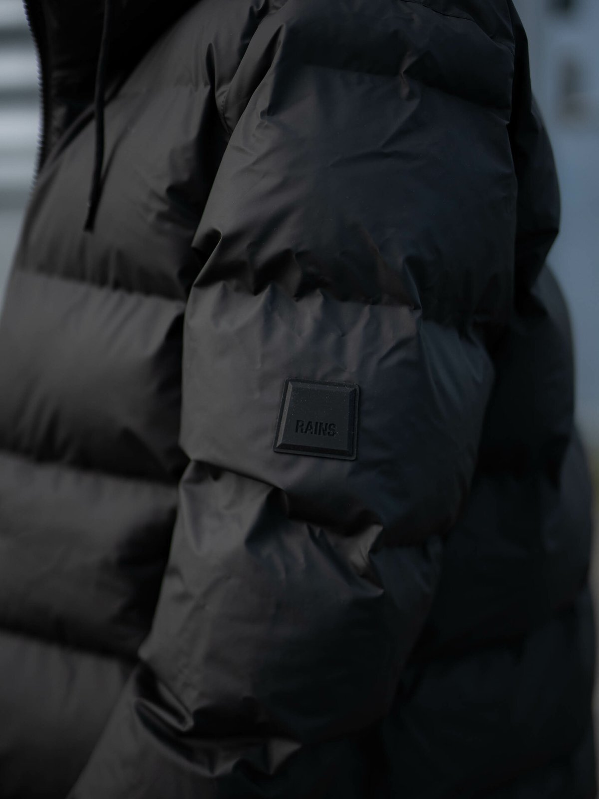 Rains Alta Puffer Jacket Black