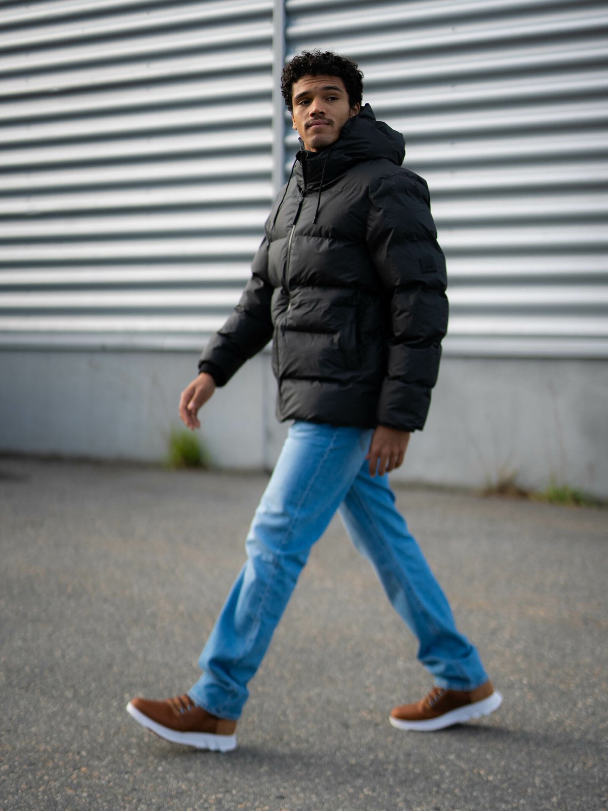 Rains Alta Puffer Jacket Black