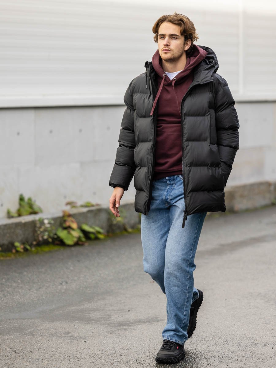 Rains Alta Puffer Parka Black