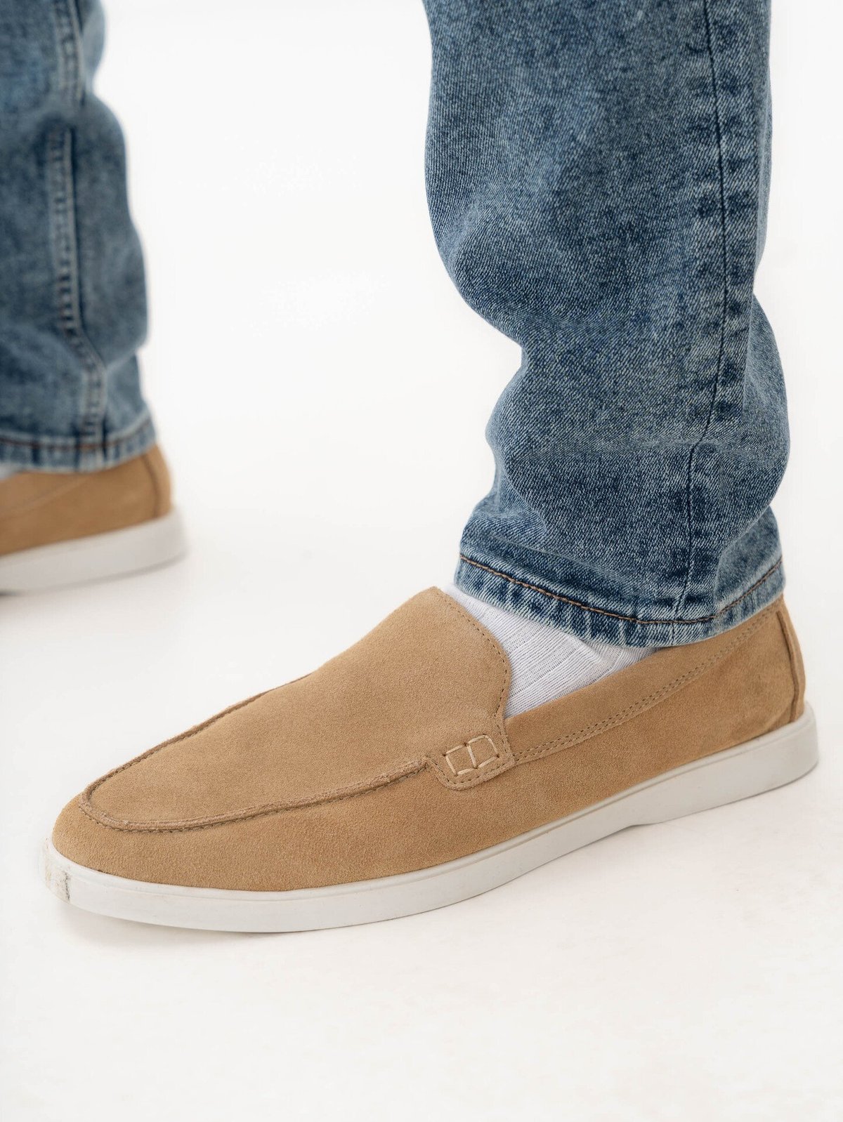 Roberto Rosso Carlo Loafer Suede Beige