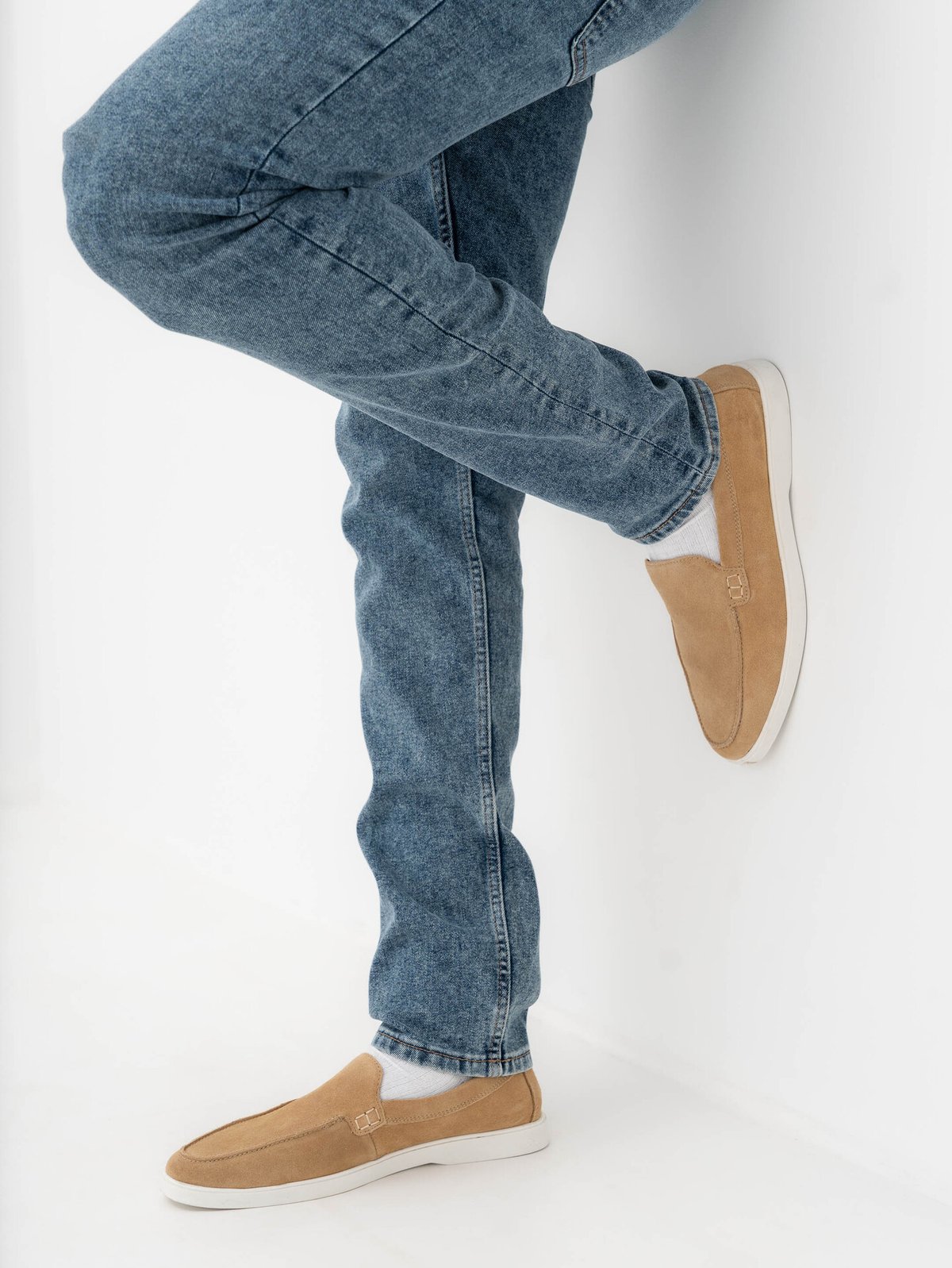 Roberto Rosso Carlo Loafer Suede Beige