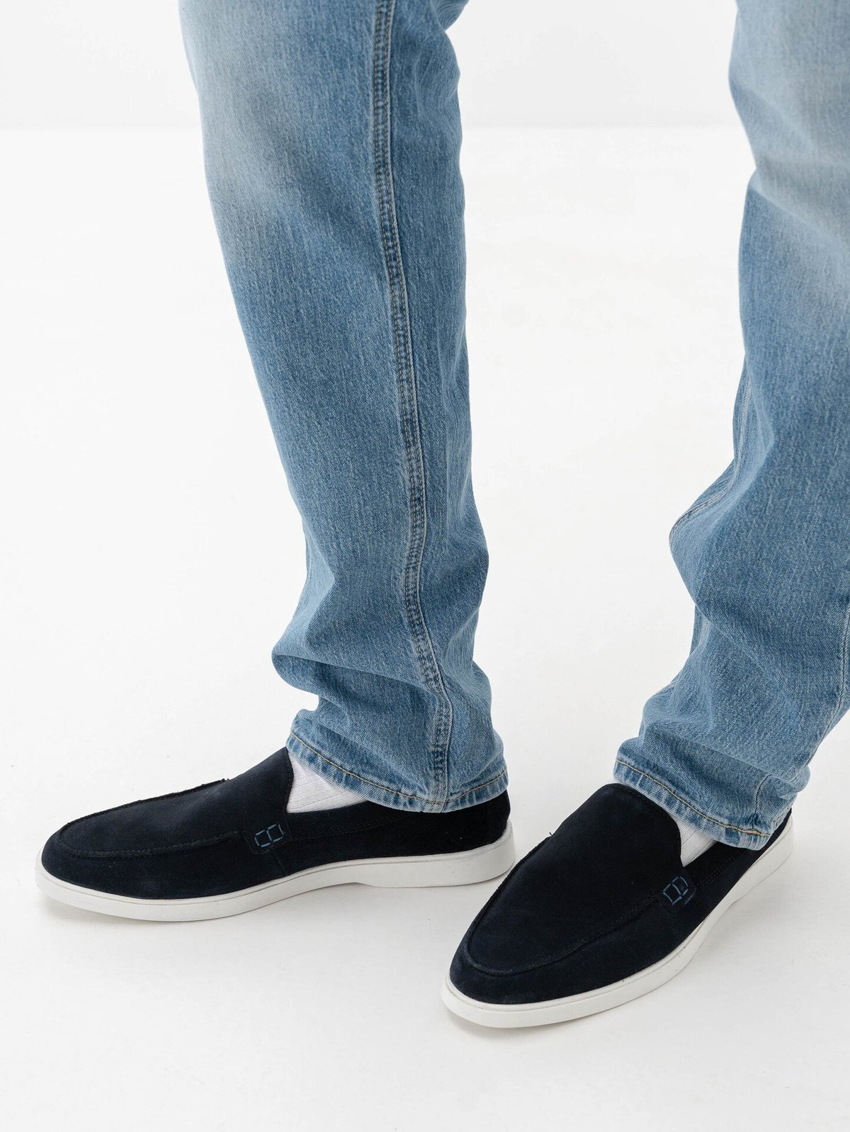 Roberto Rosso Carlo Loafer Suede Navy