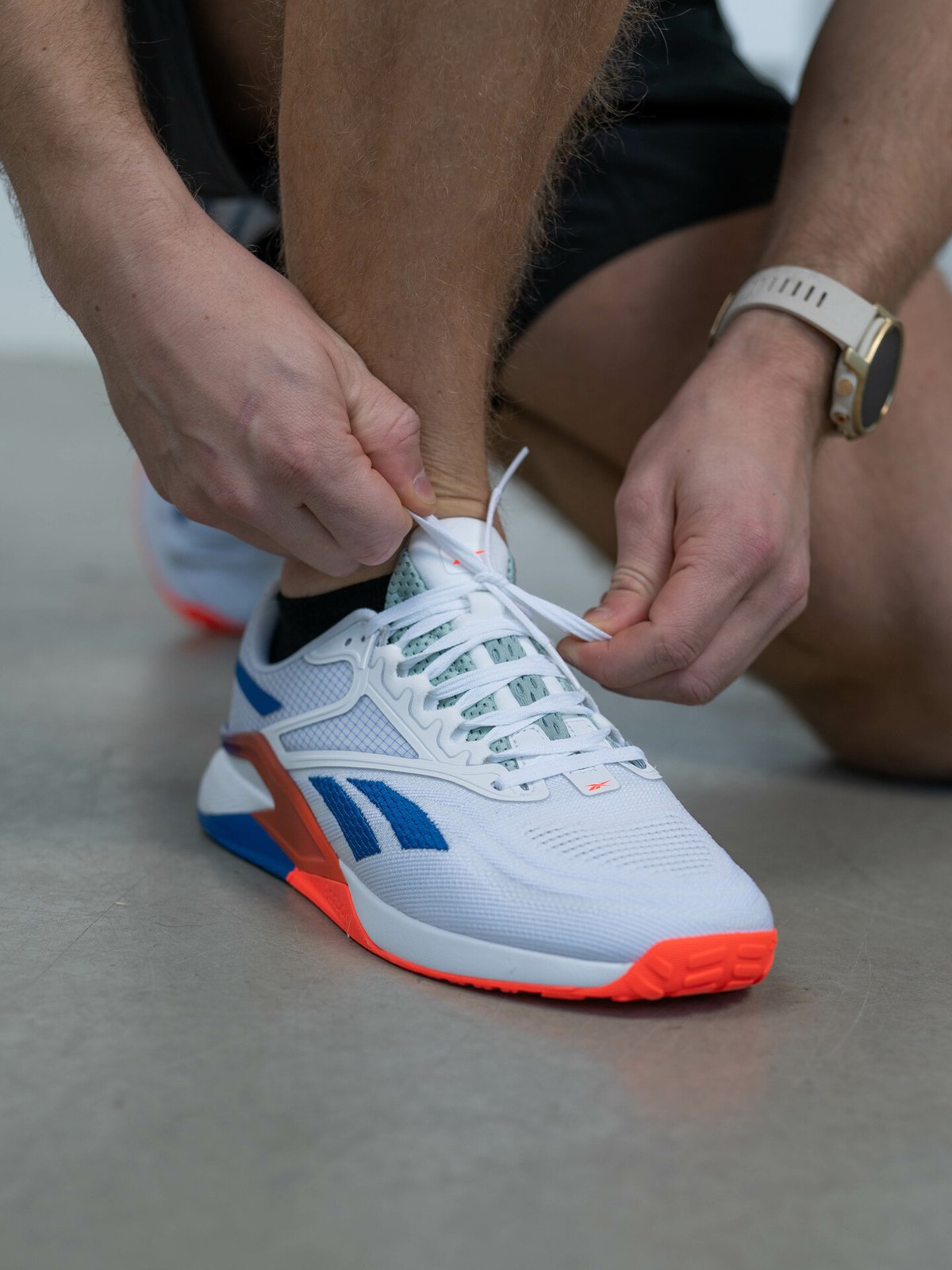 Reebok Nano X2 Cloud White / Vector Blue / Orange Flare