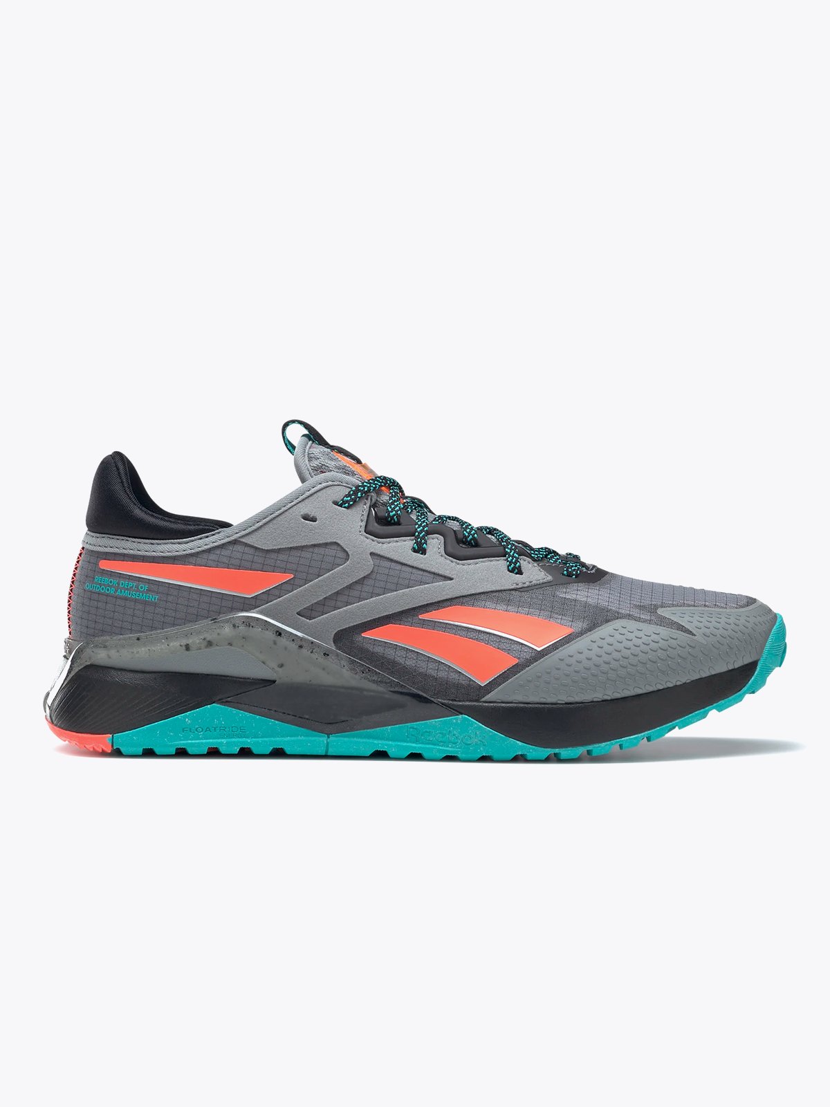 Reebok Nano X2 TR Adventure Pure Grey 5 / Core Black / Classic Teal