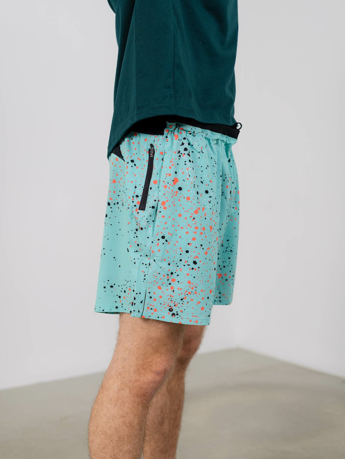 Reebok TS Strength AOP Short 2.0 Semi Classic Teal