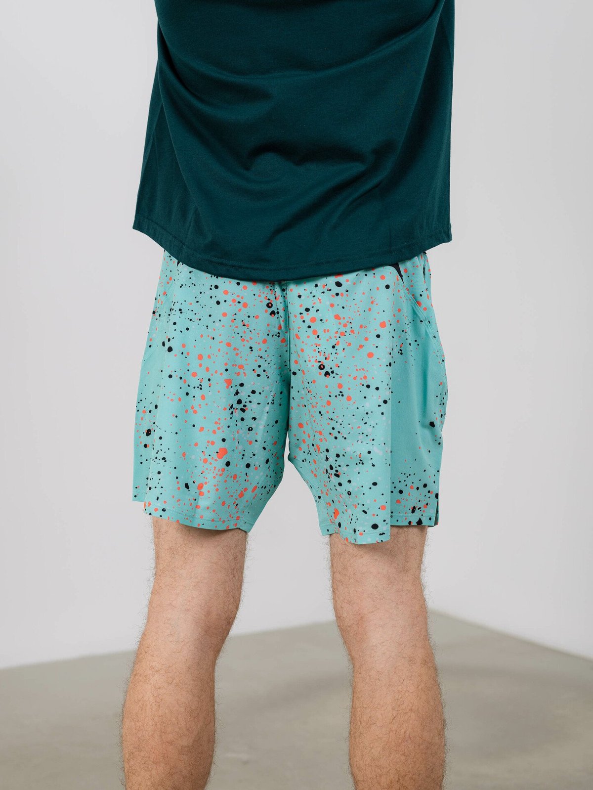 Reebok TS Strength AOP Short 2.0 Semi Classic Teal