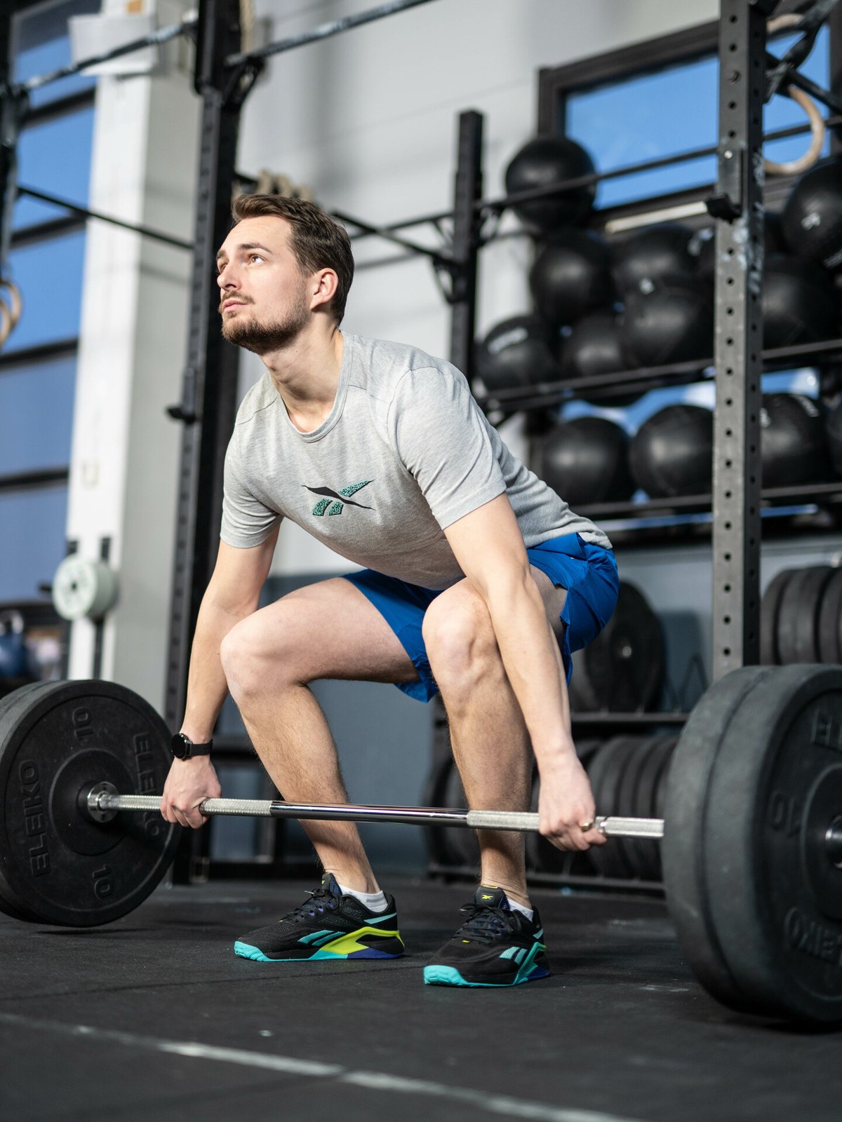 Reebok TS Speedwick Graphic Athlete T-Shirt Grey