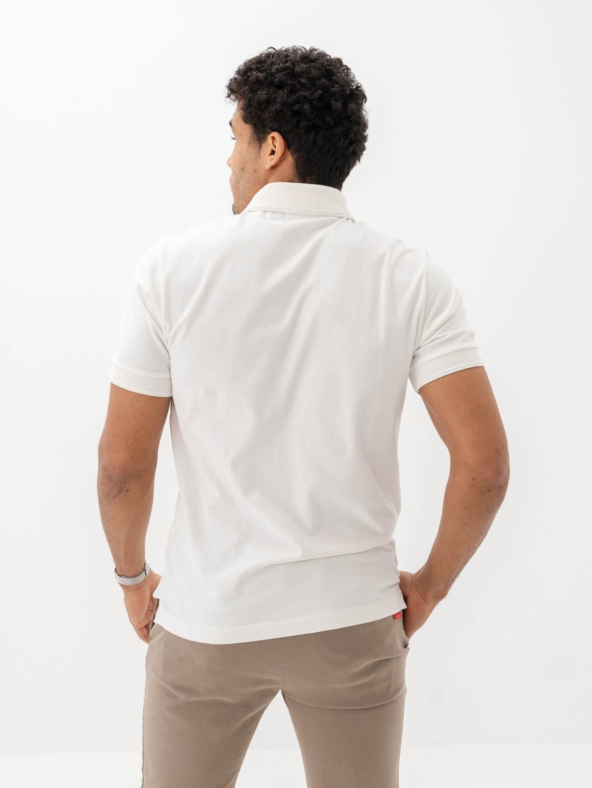 Replay Polo Tee Man White