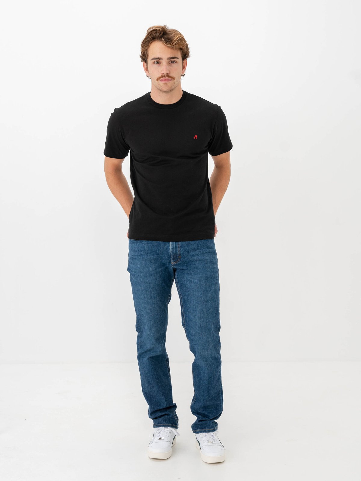 Replay Small R-Tee Man Black
