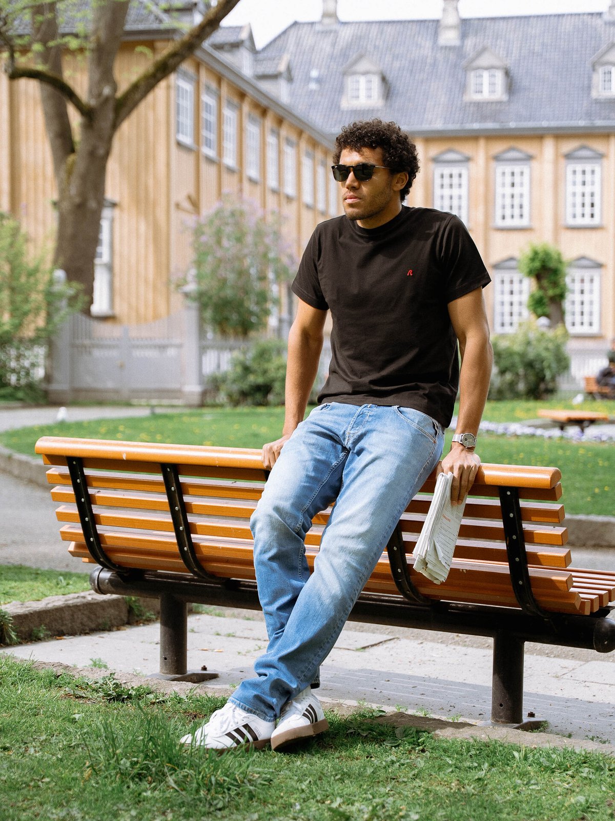 Replay Small R-Tee Man Black