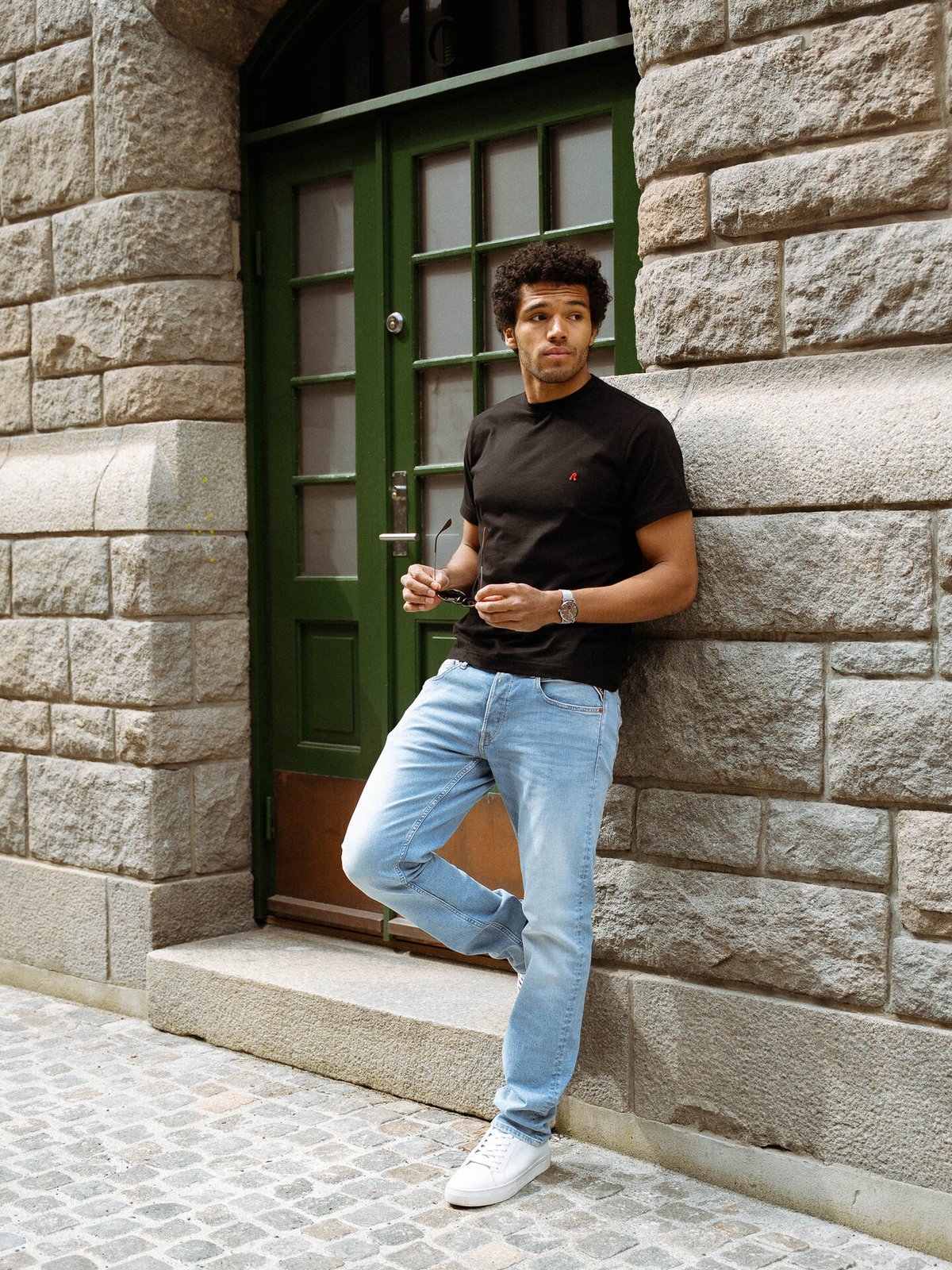 Replay Small R-Tee Man Black