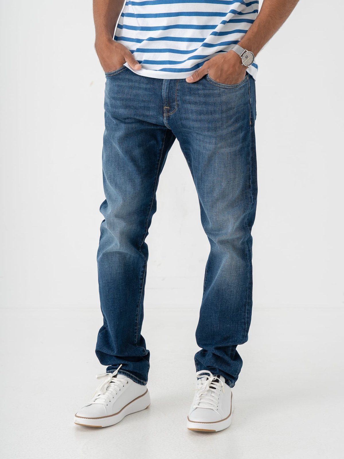 Replay Anbass Comfortstretch Dark Blue