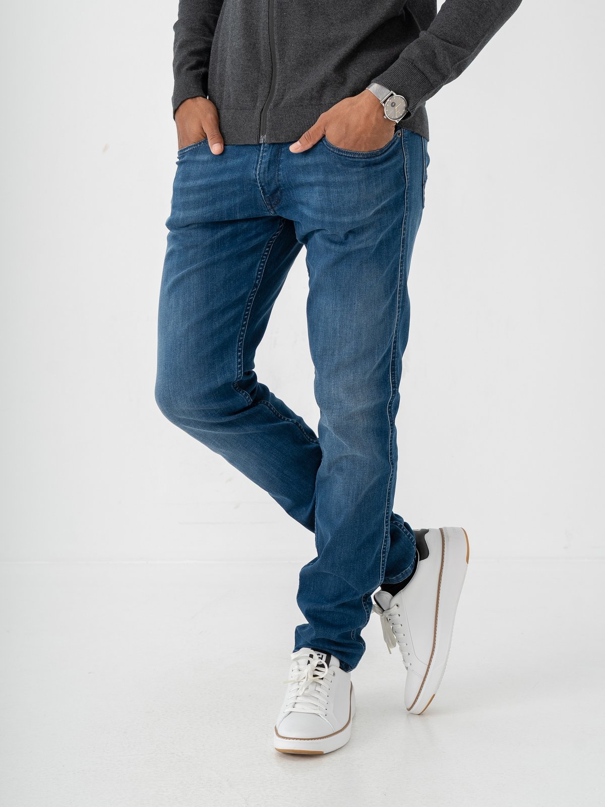 Replay Anbass Powerstretch Medium Blue