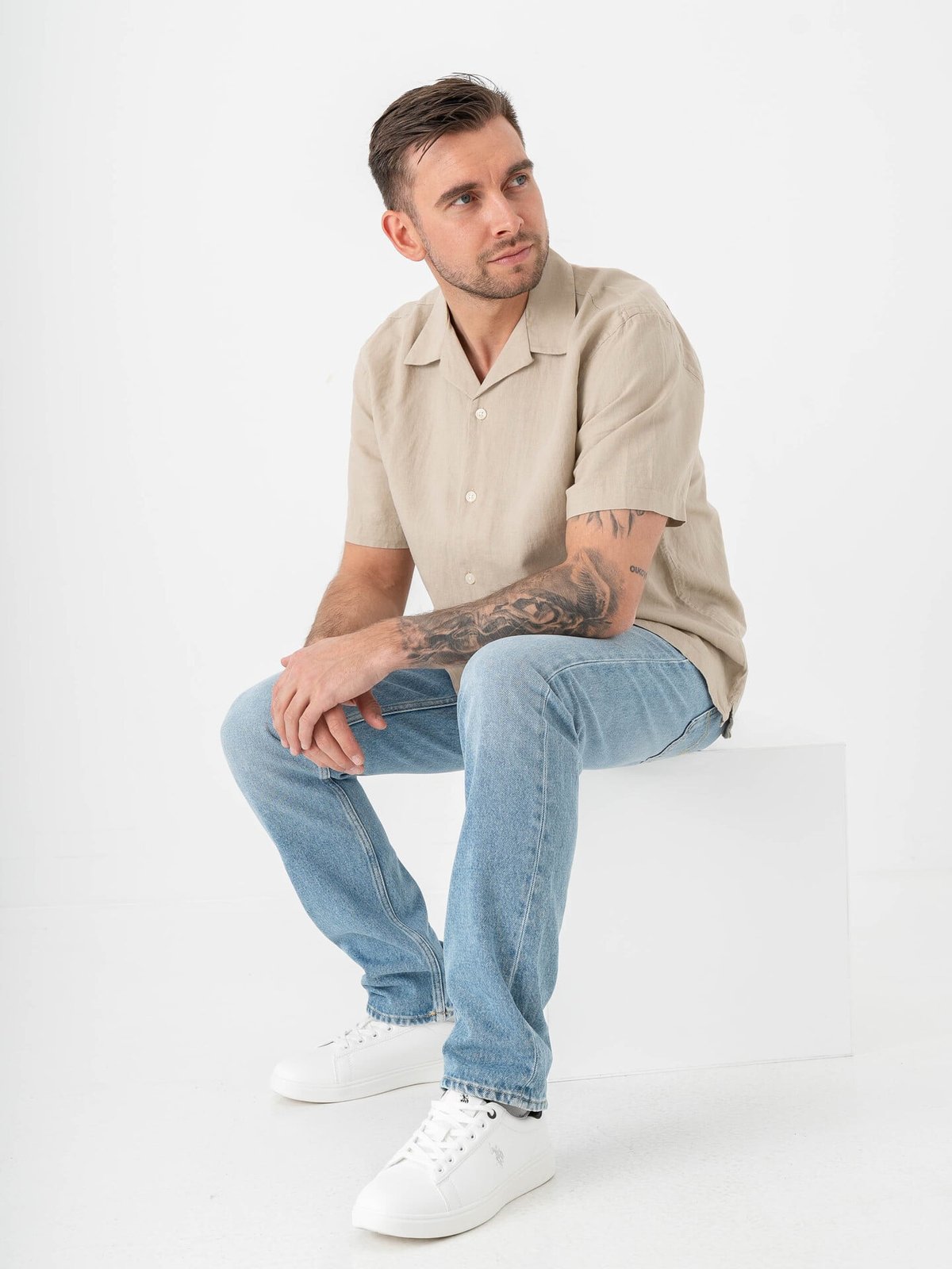 Replay Grover Non Stretch Light Blue