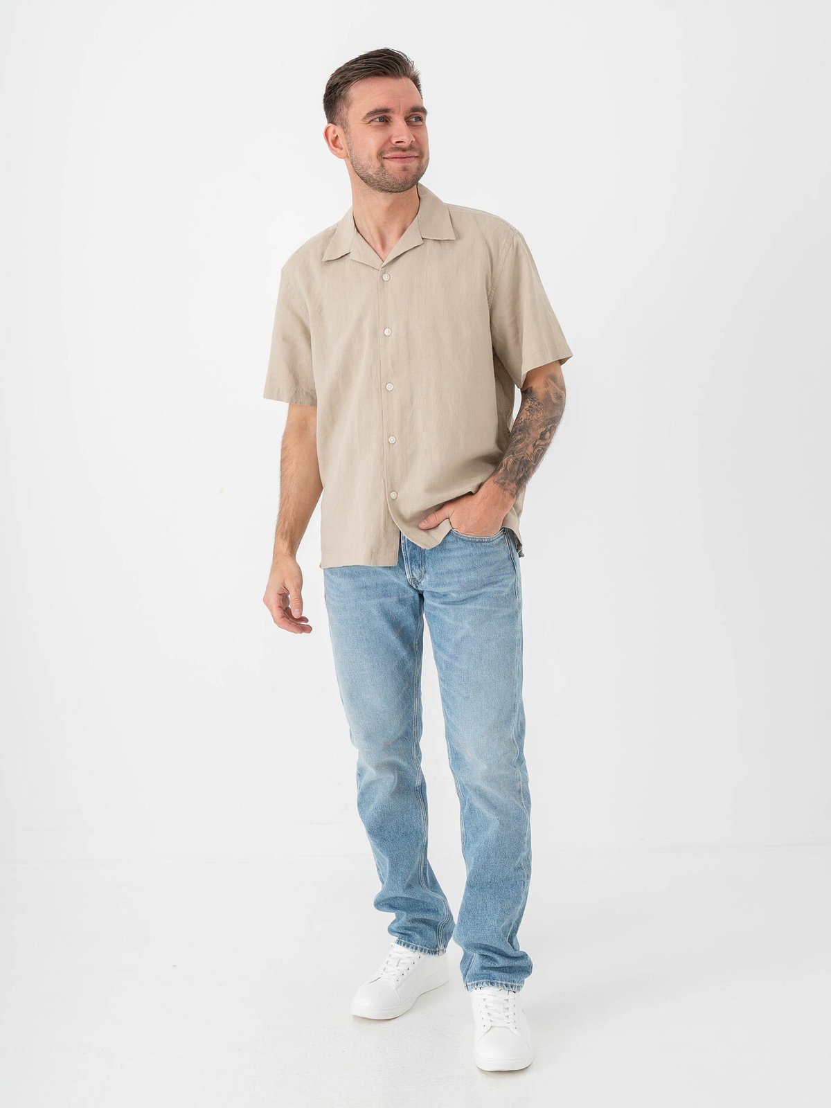 Replay Grover Non Stretch Light Blue