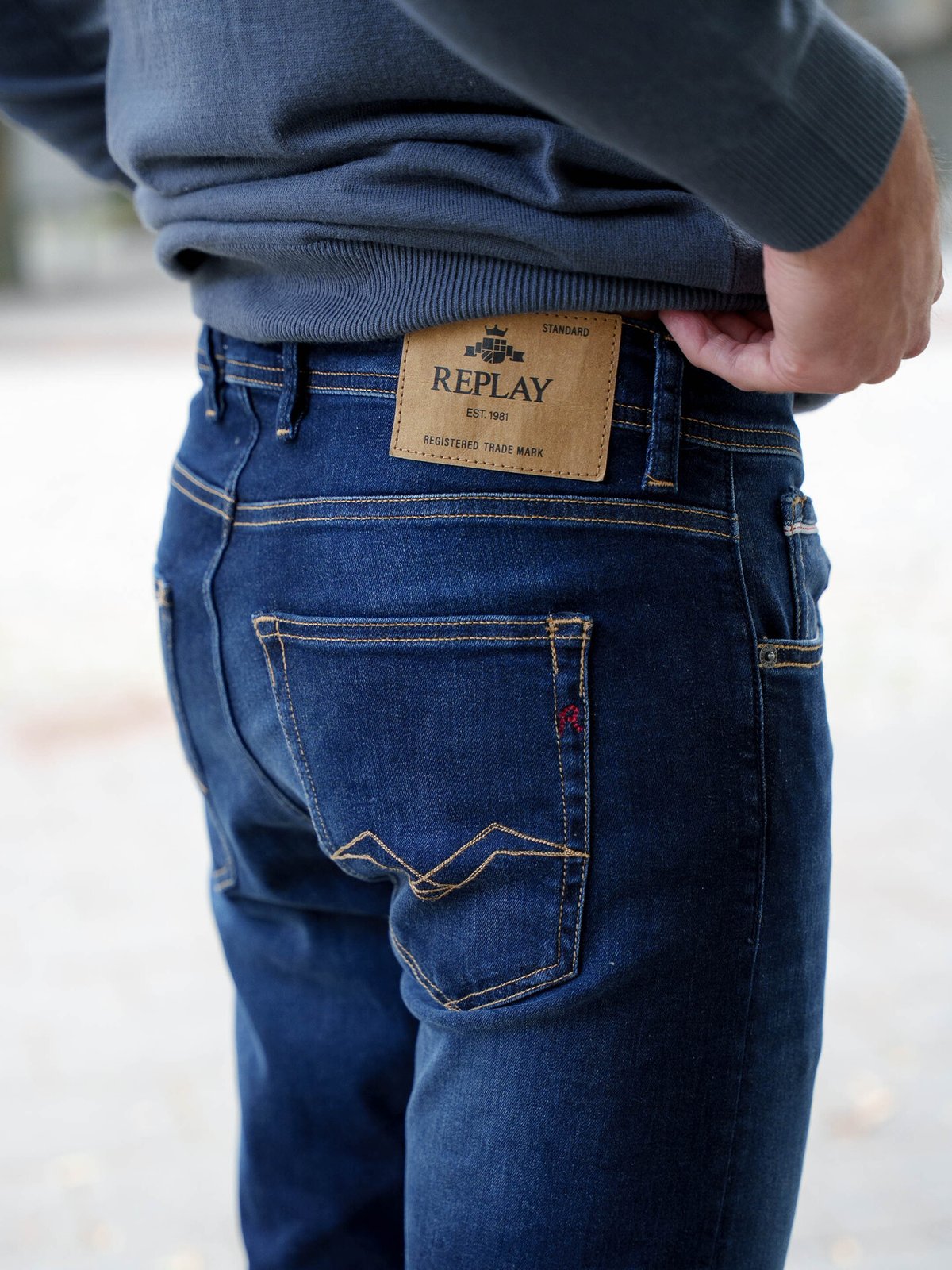 Replay Grover Powerstretch Denim