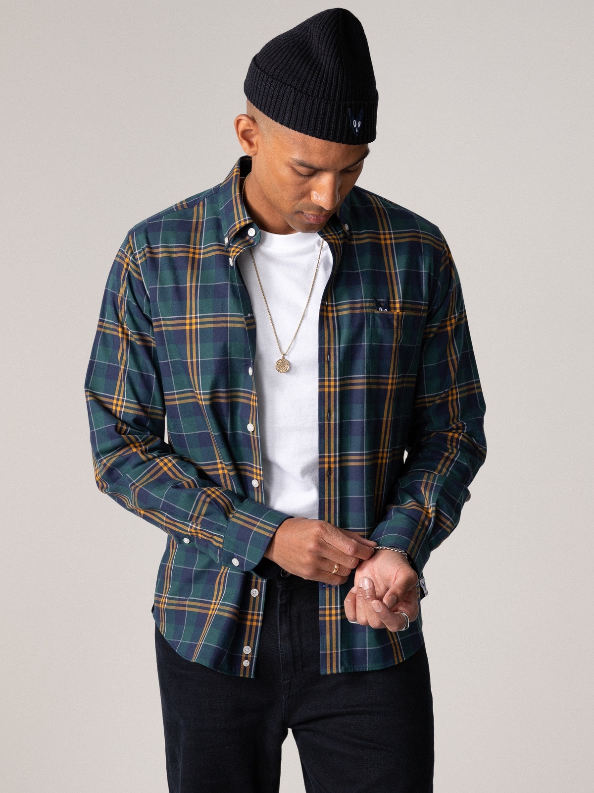 Rebeloup Plaid Flannel Shirt Grønn