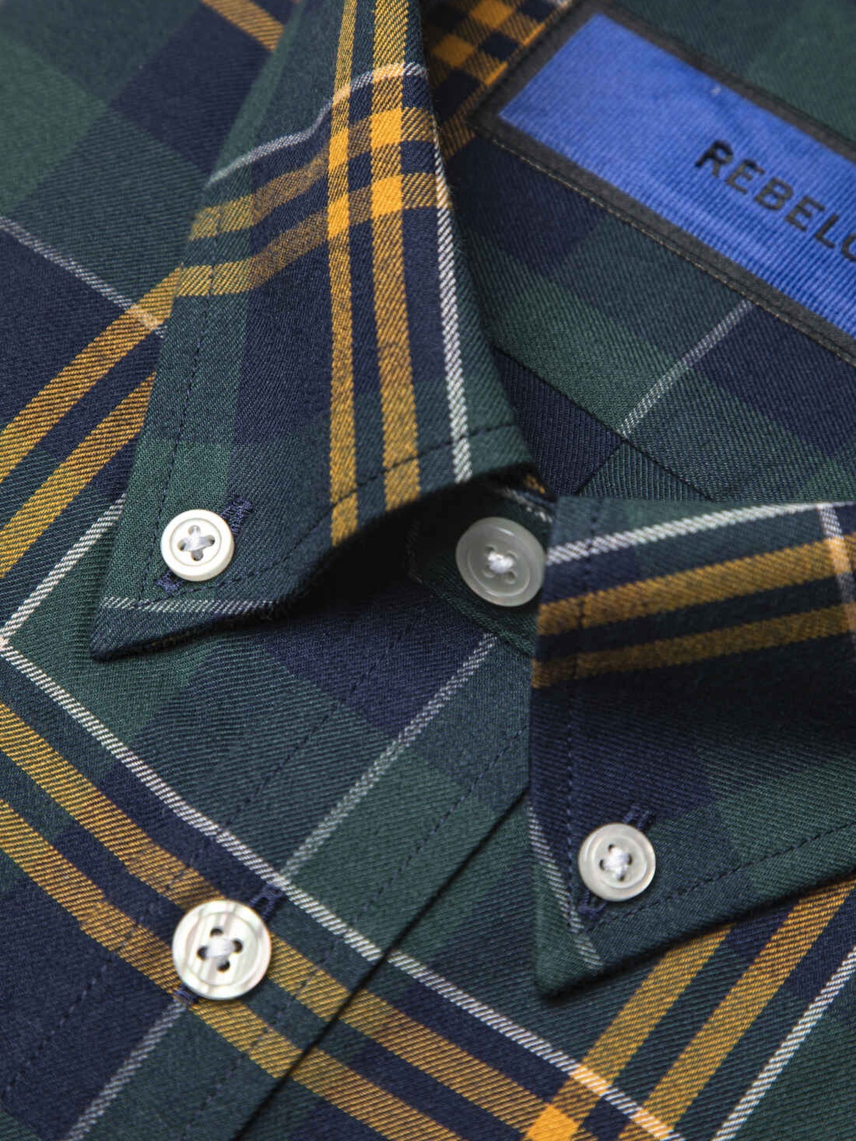 Rebeloup Plaid Flannel Shirt Grønn
