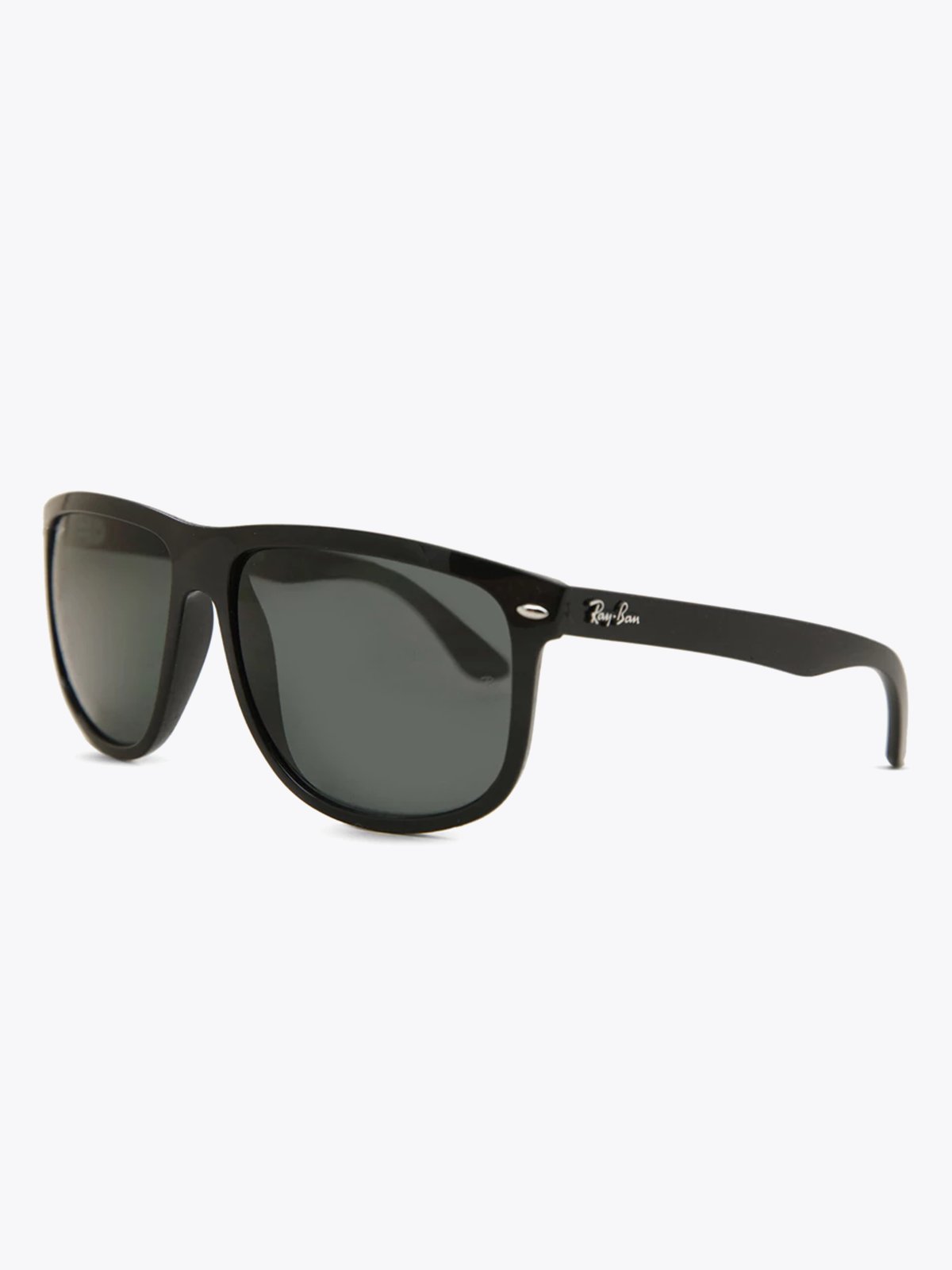 Ray-Ban Boyfriend Shiny Black / Grey Classic