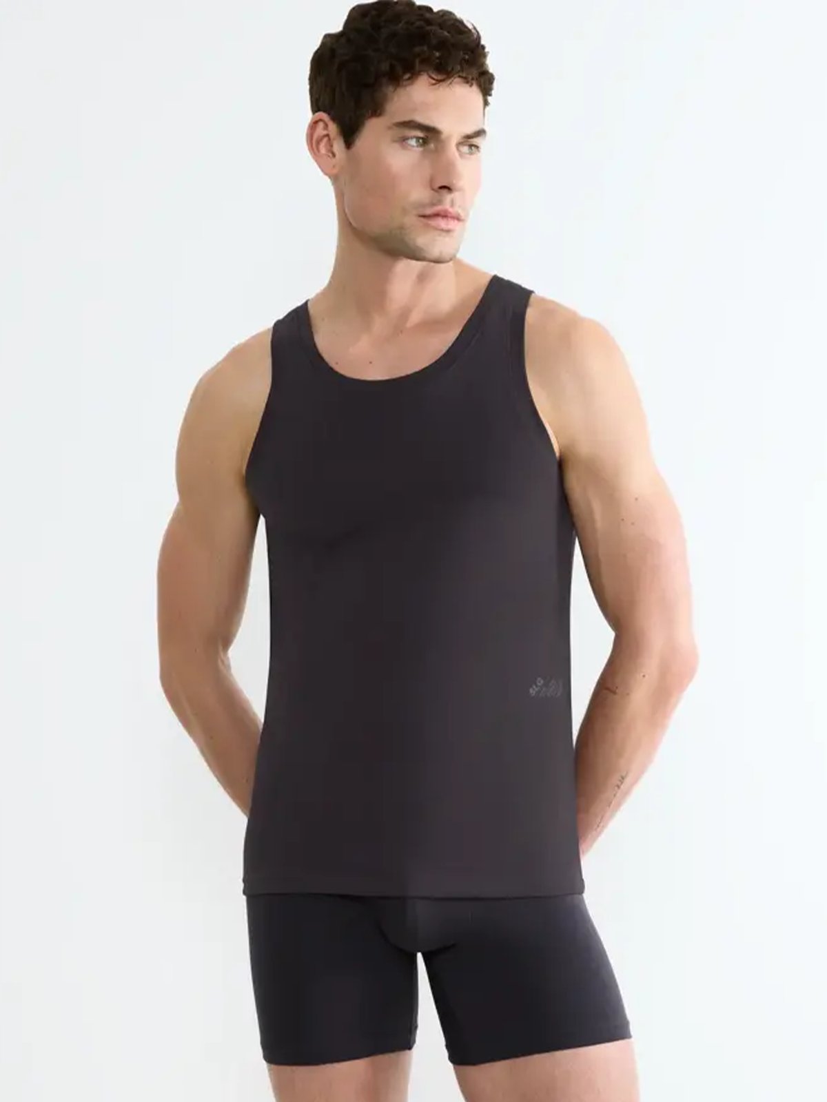 Sloggi Base Tank Top Charcoal