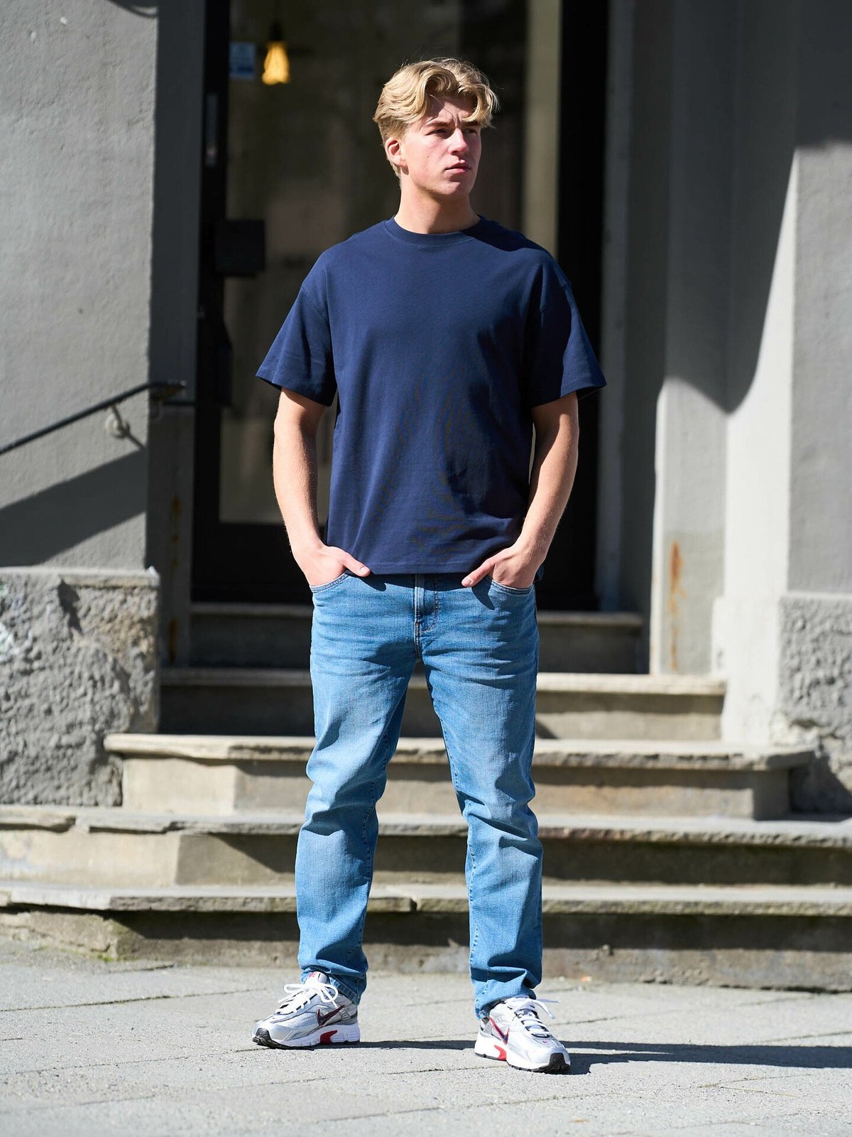 Solid Danton Short Sleeve Tee Insignia Blue