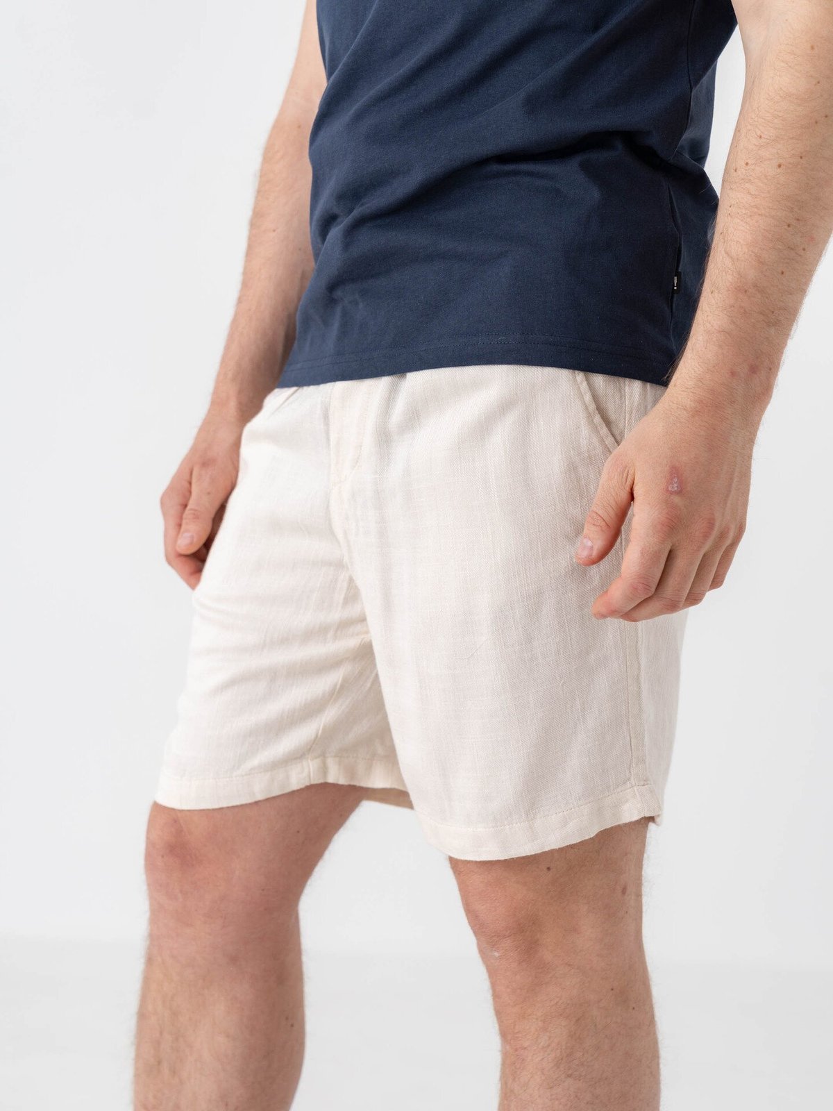 Solid Aurelius Elas. Shorts Off White