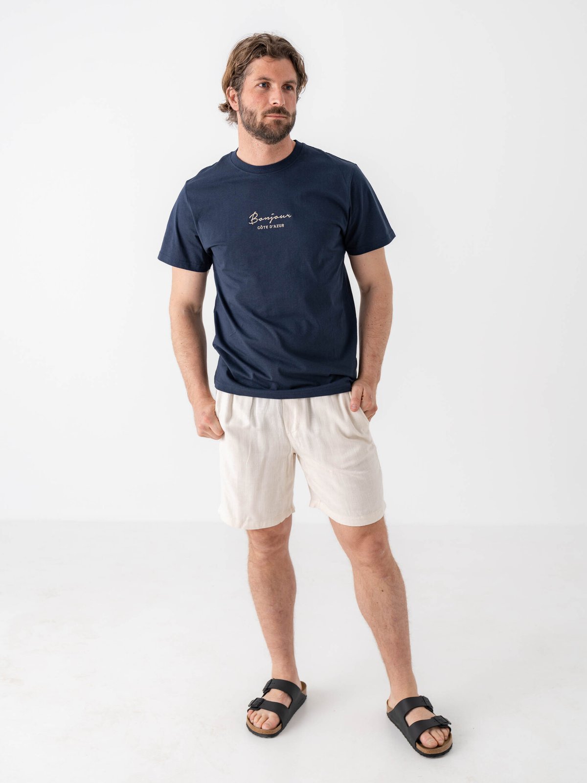 Solid Aurelius Elas. Shorts Off White