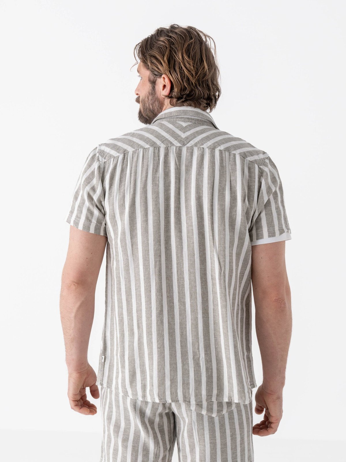 Solid Fried Shirt Vetiver
