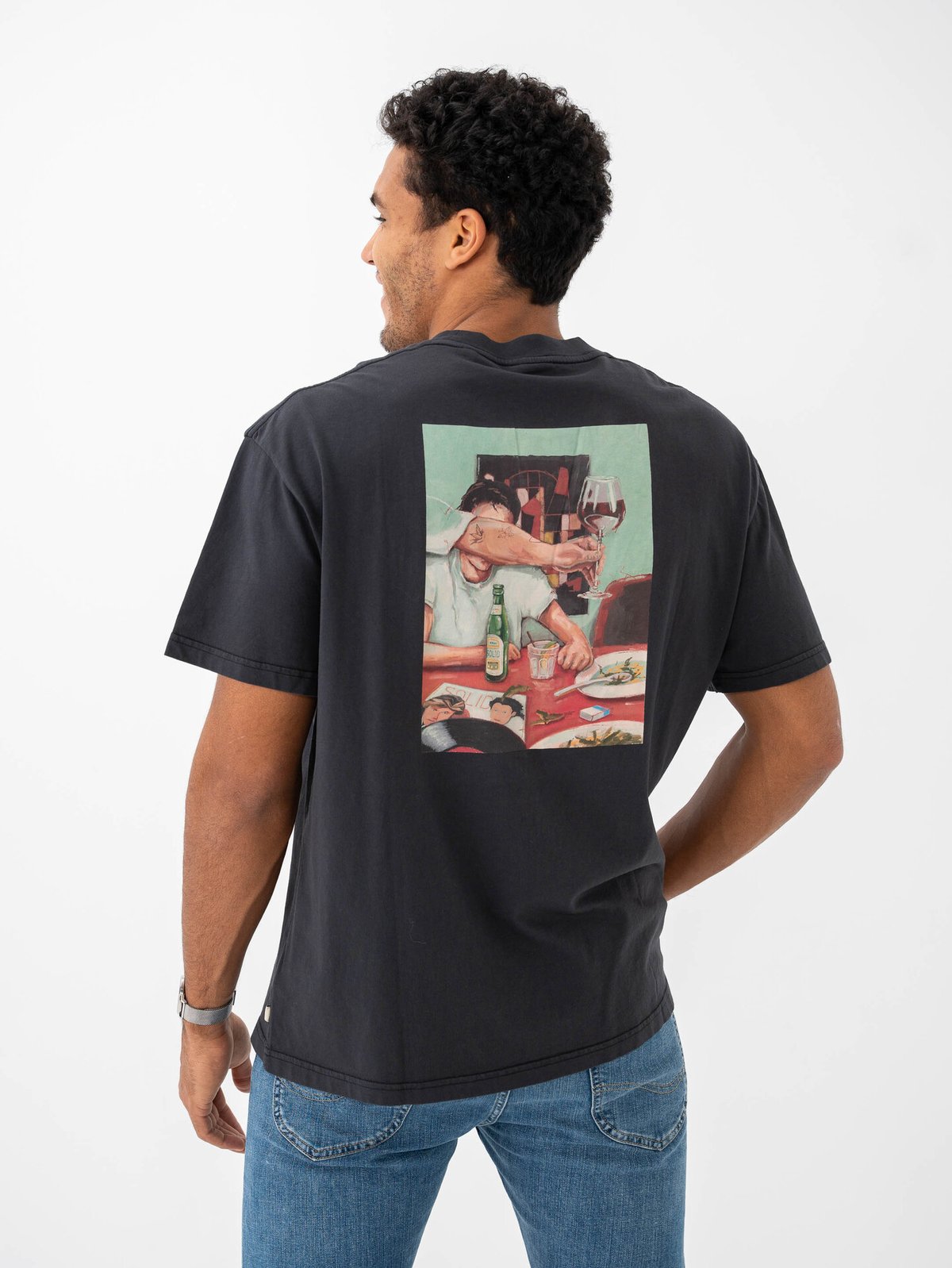 Solid Nojus Tee 194008 True Black