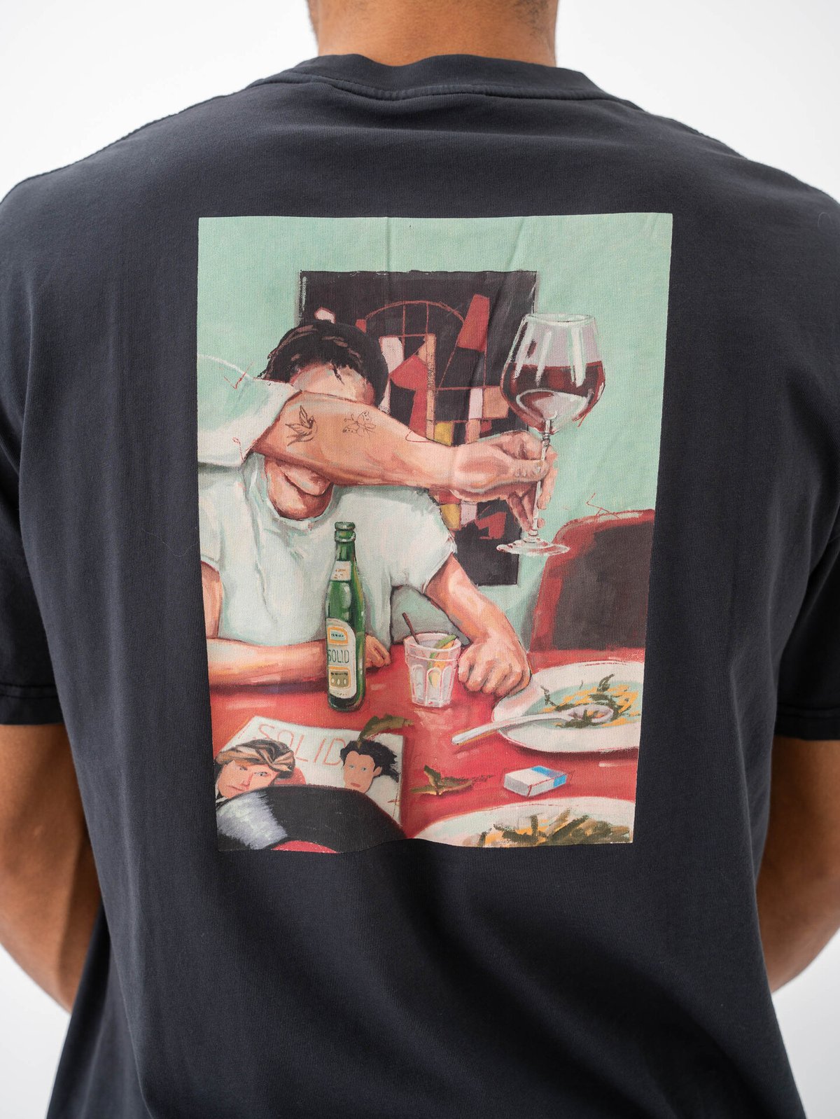 Solid Nojus Tee 194008 True Black